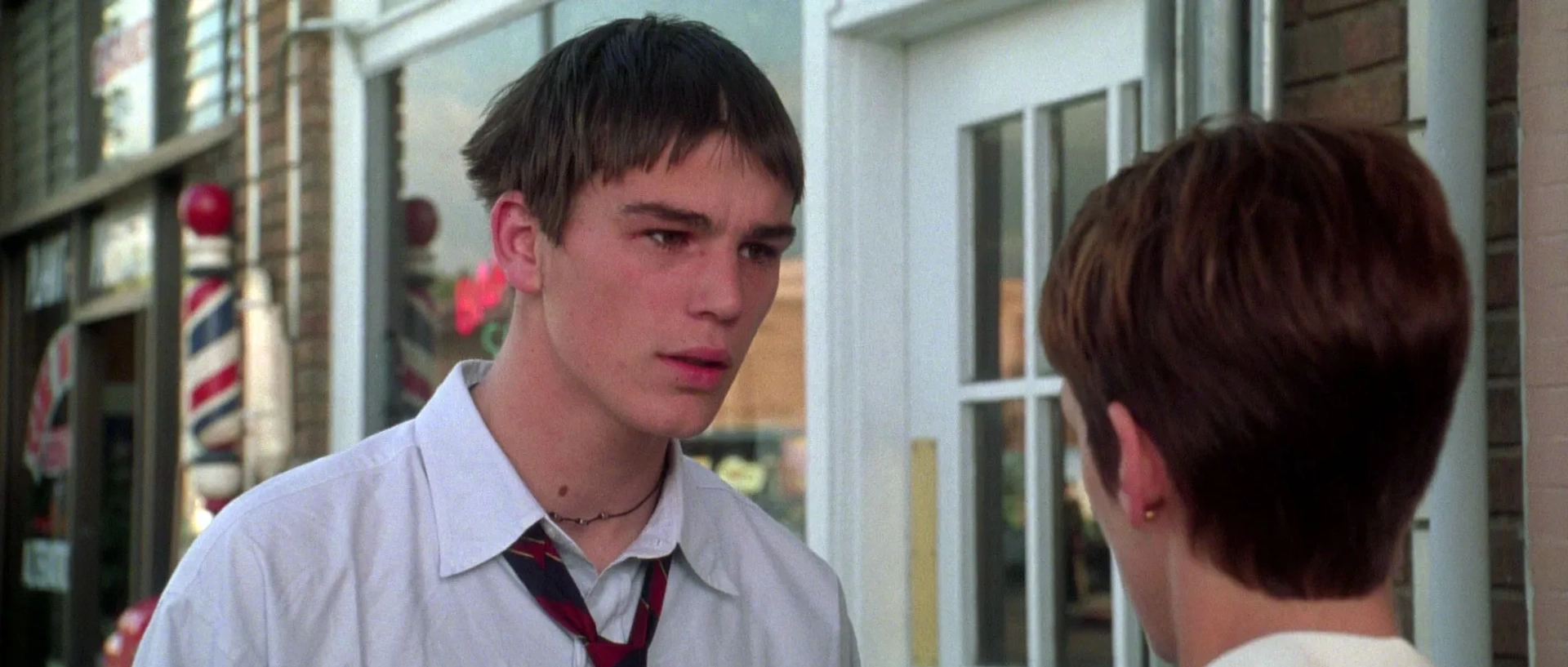 Jamie Lee Curtis and Josh Hartnett in Halloween H20: 20 Years Later (1998)