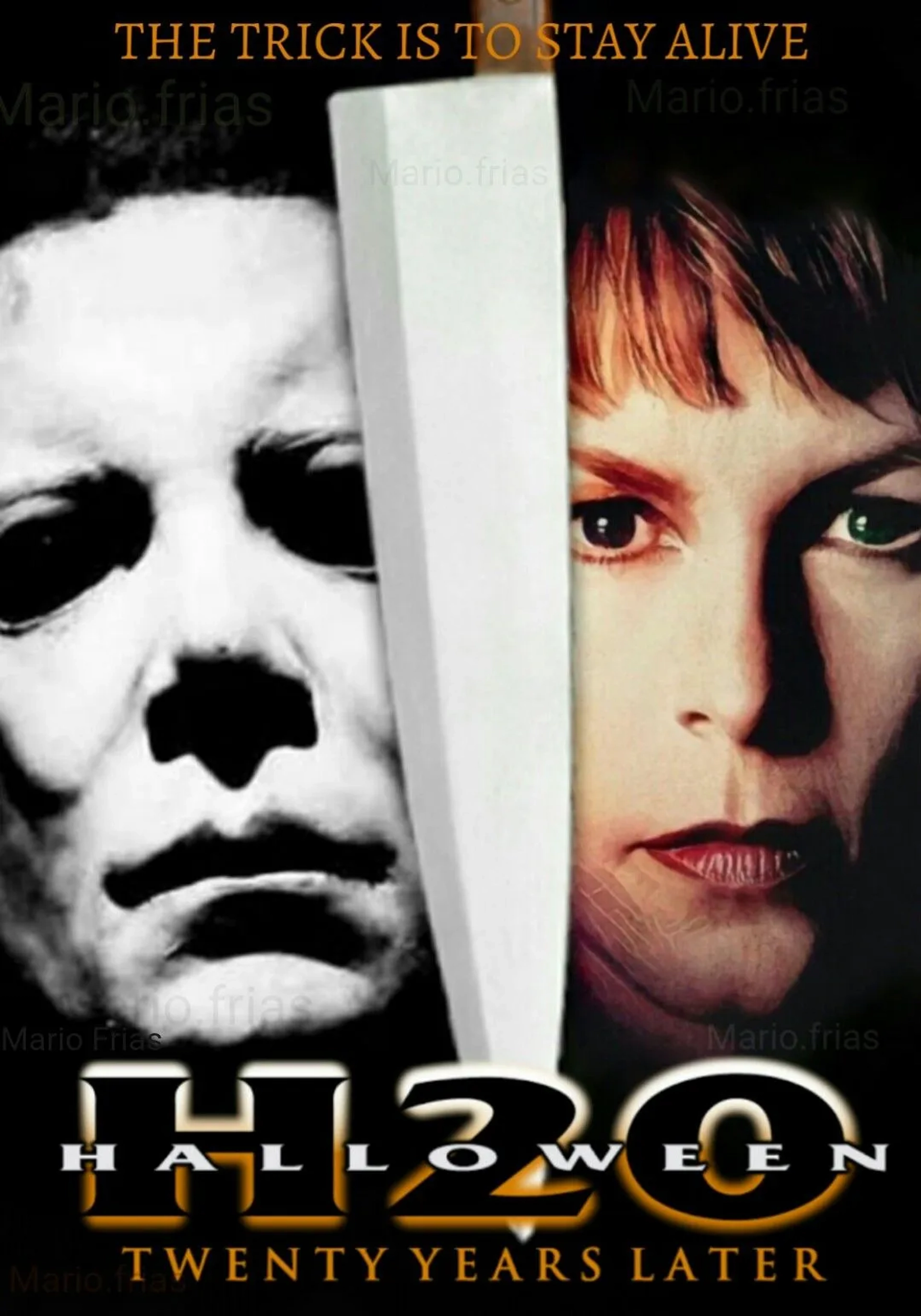 Jamie Lee Curtis and Chris Durand in Halloween H20: 20 Years Later (1998)