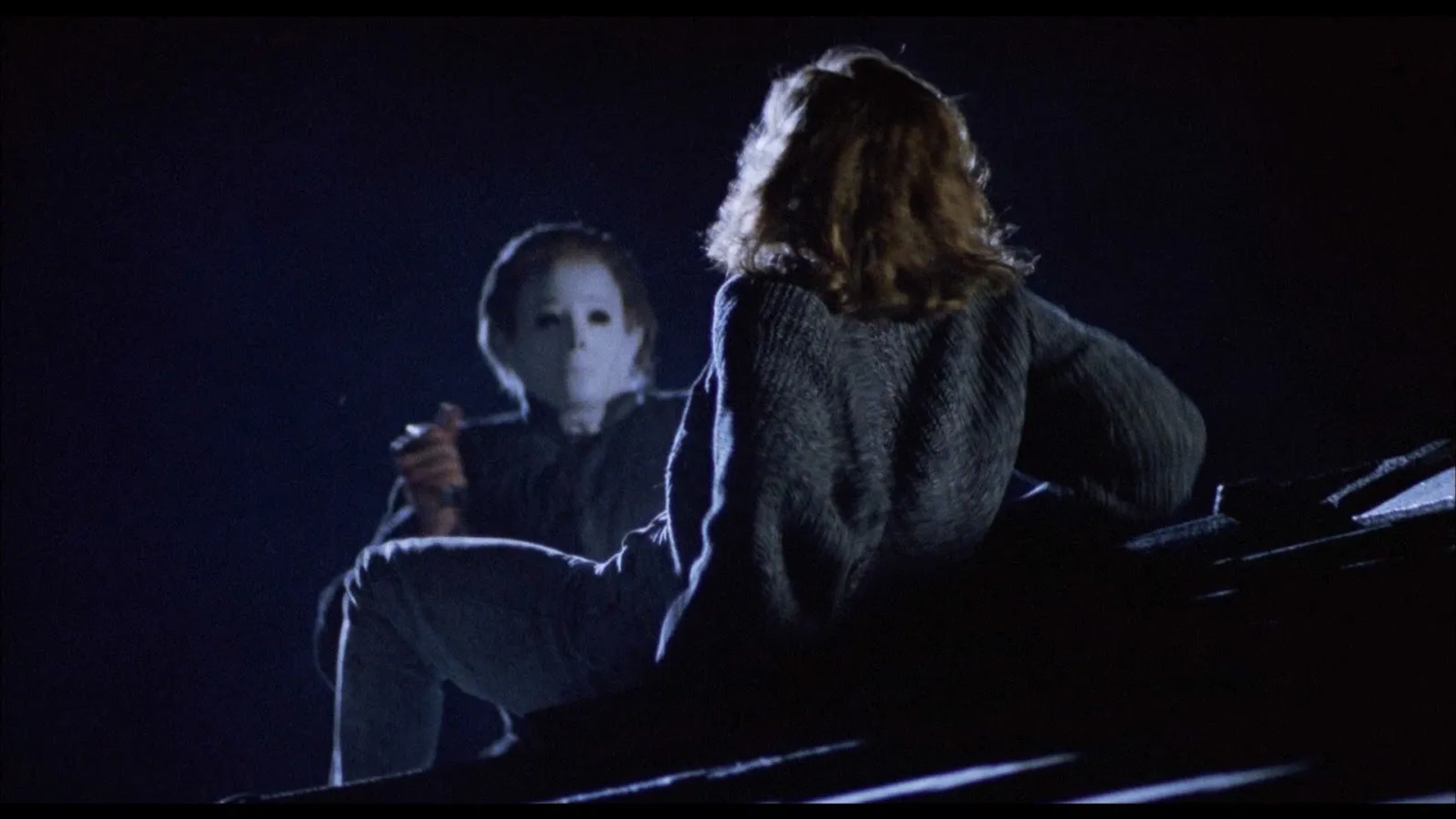 Ellie Cornell and George P. Wilbur in Halloween 4: The Return of Michael Myers (1988)