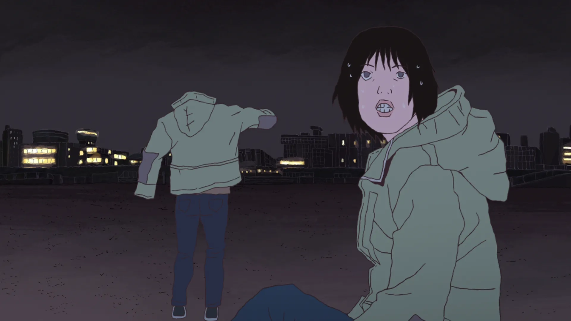 Subaru Kimura and Fukujurou Katayama in Ping Pong the Animation (2014)