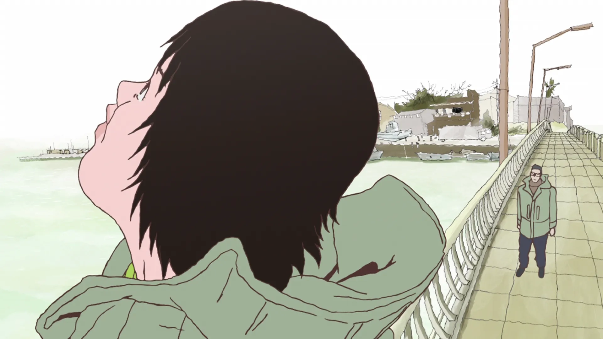 Subaru Kimura and Fukujurou Katayama in Ping Pong the Animation (2014)