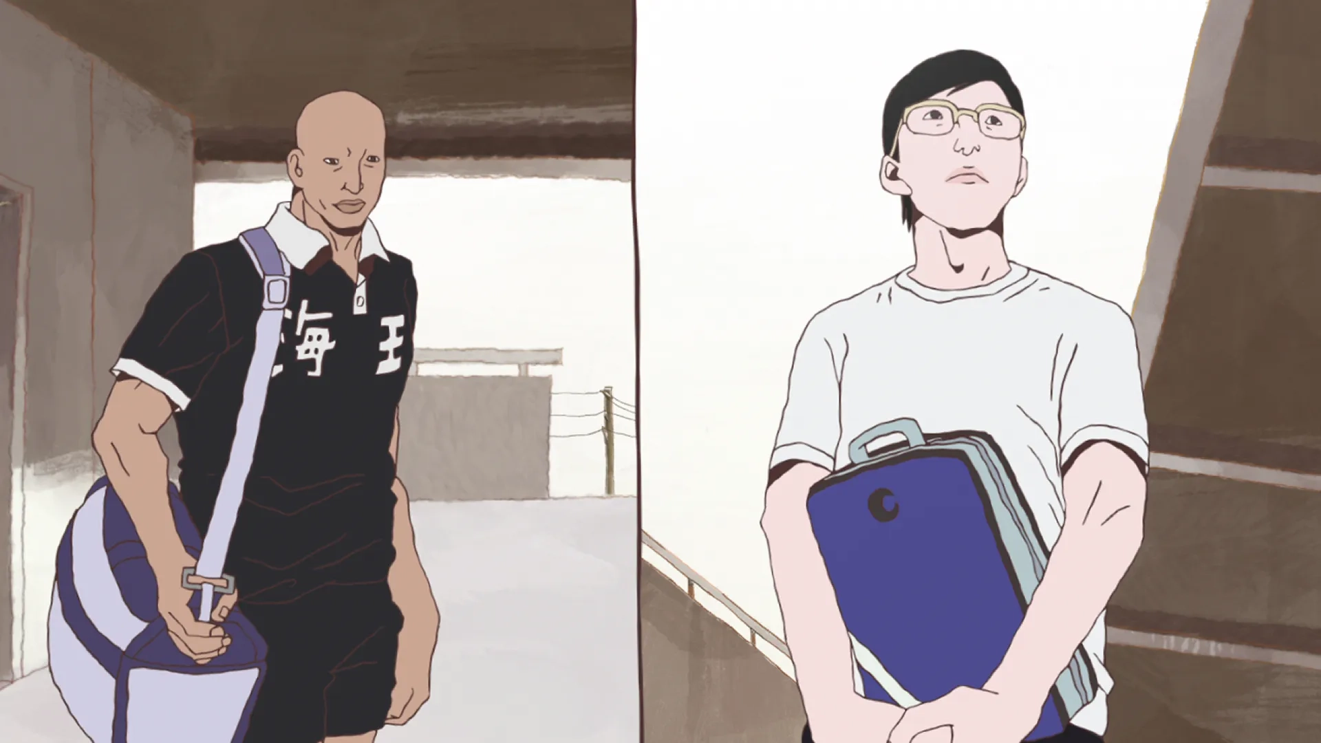 Shunsuke Sakuya and Kôki Uchiyama in Ping Pong the Animation (2014)