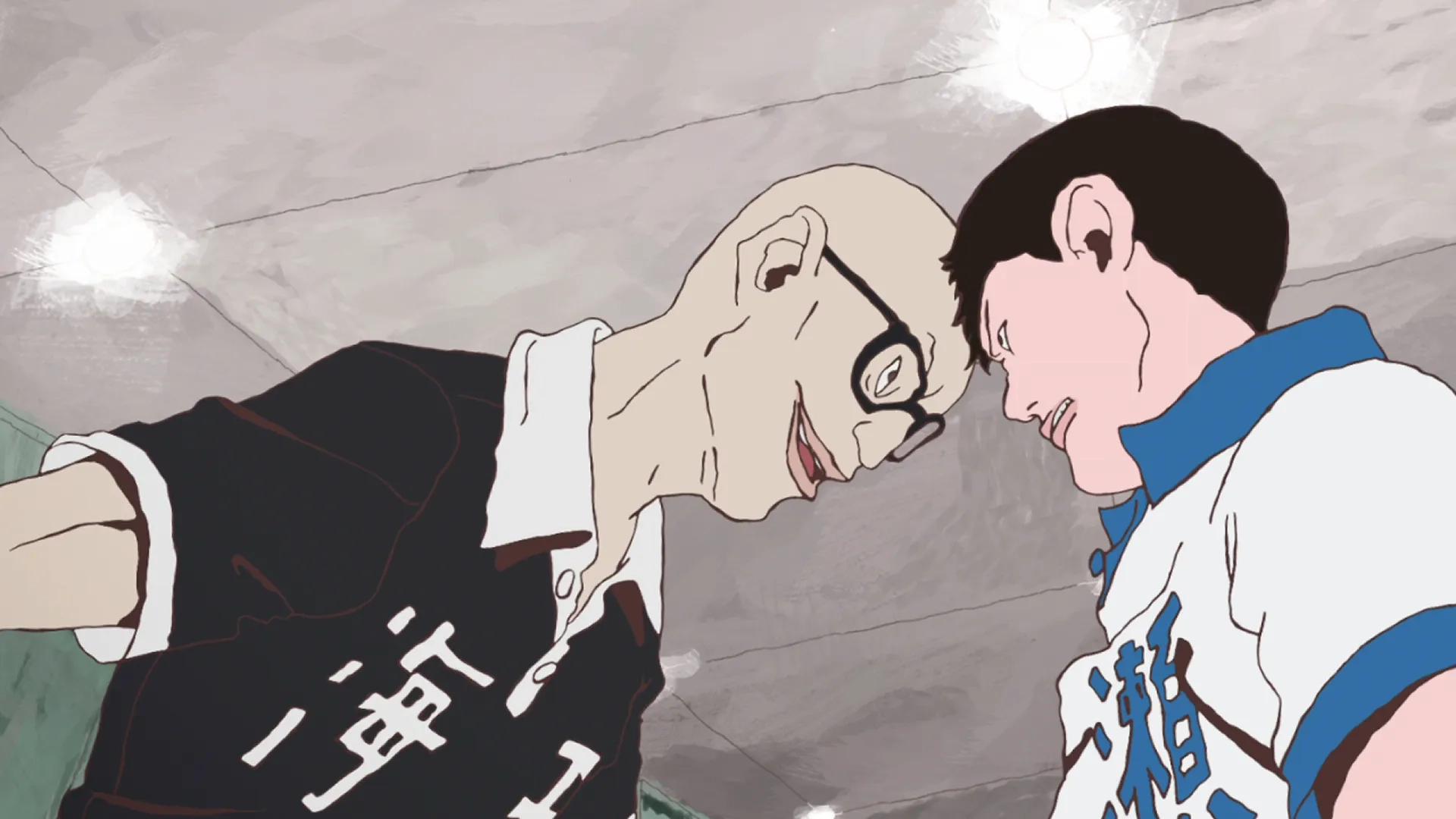 Subaru Kimura and Fukujurou Katayama in Ping Pong the Animation (2014)