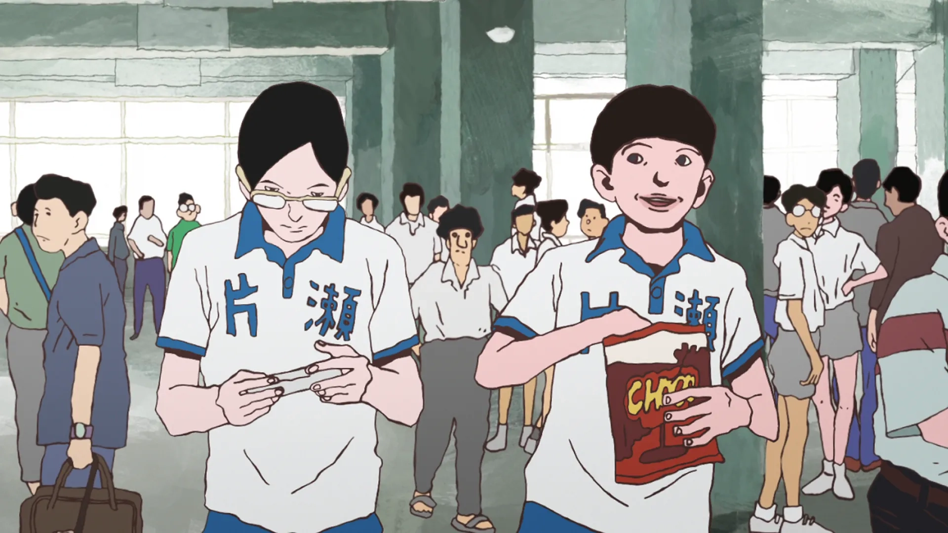 Kôki Uchiyama and Fukujurou Katayama in Ping Pong the Animation (2014)