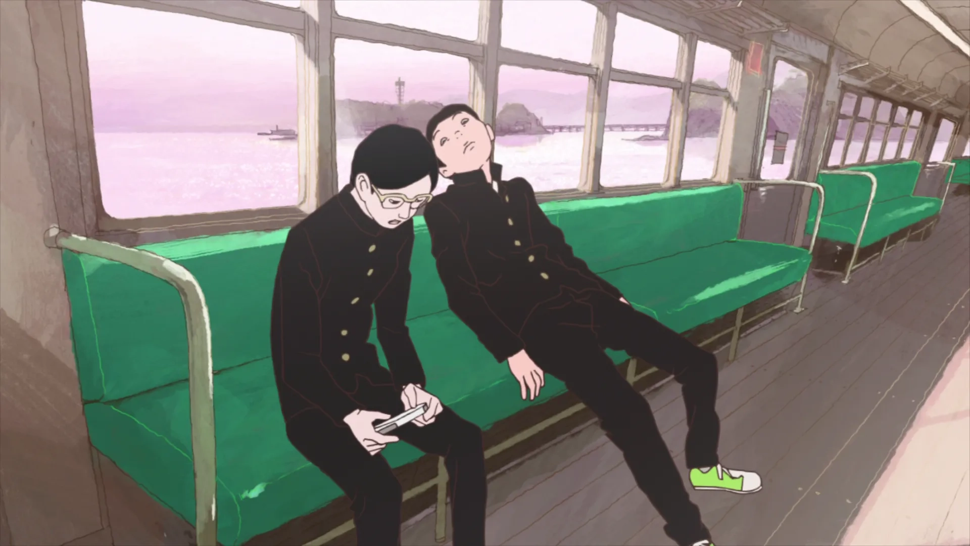 Kôki Uchiyama and Fukujurou Katayama in Ping Pong the Animation (2014)