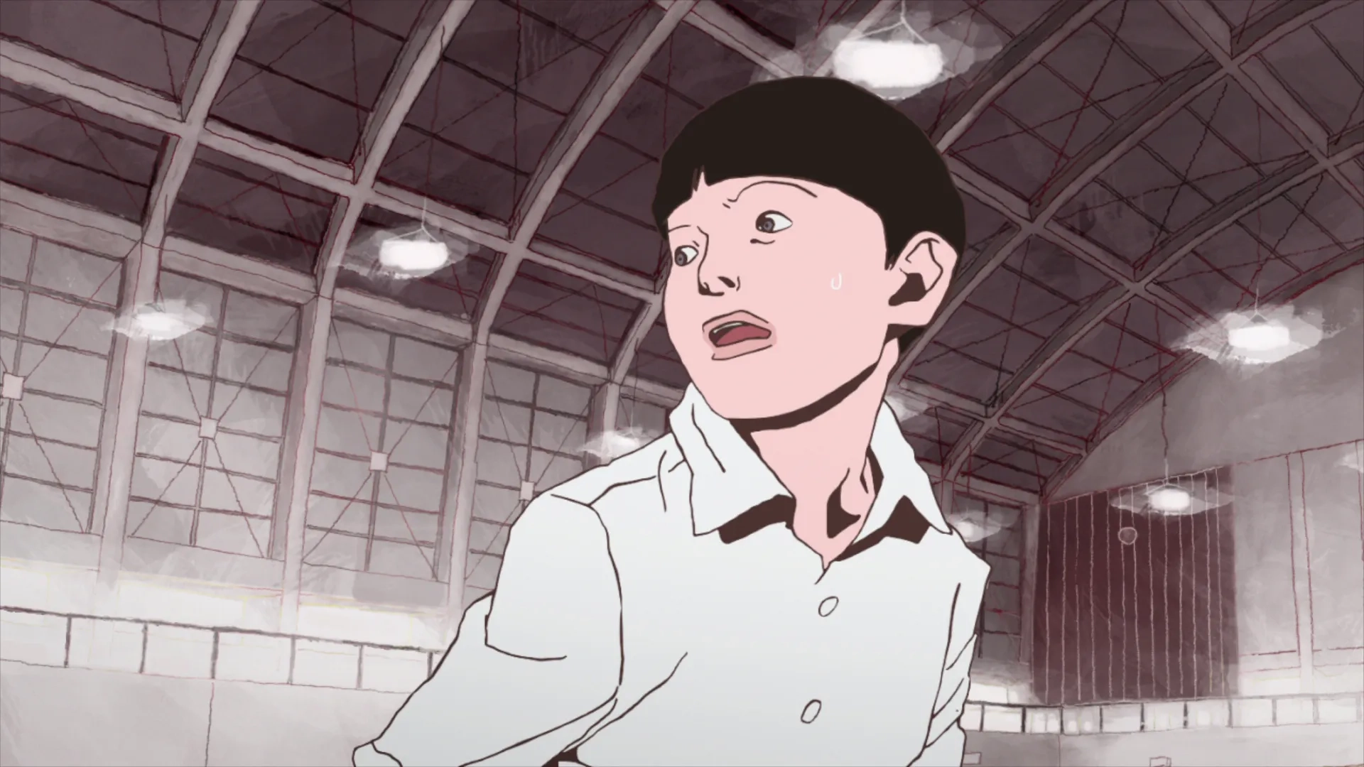 Fukujurou Katayama in Ping Pong the Animation (2014)