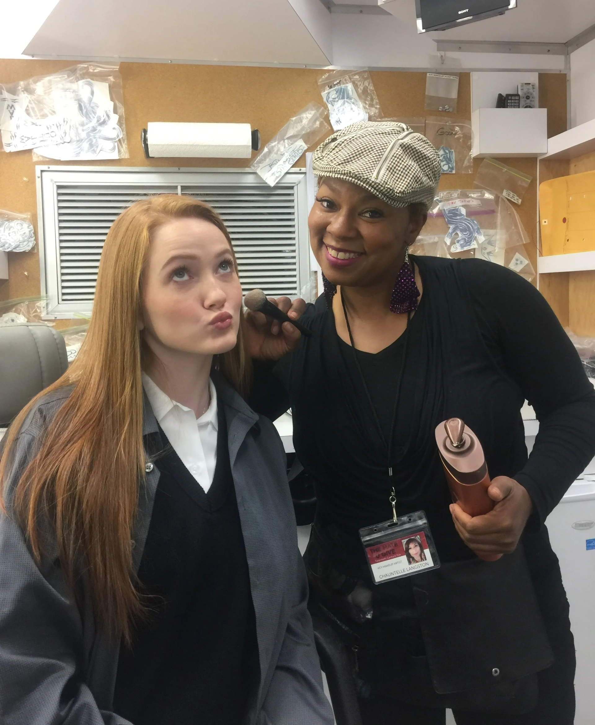 Behind the scenes: Abby Glover - hair & makeup "The Hate U Give" 20th Century Fox