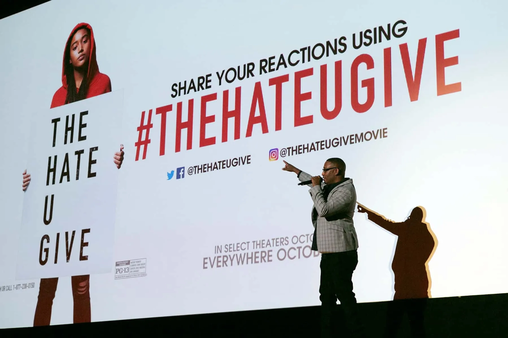 George Tillman Jr. at an event for The Hate U Give (2018)