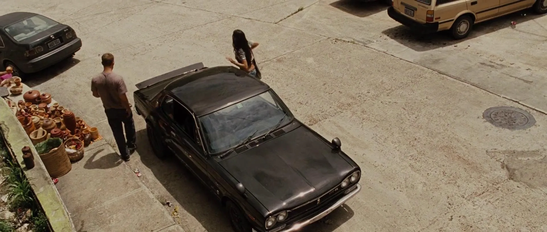 Jordana Brewster and Paul Walker in Fast Five (2011)