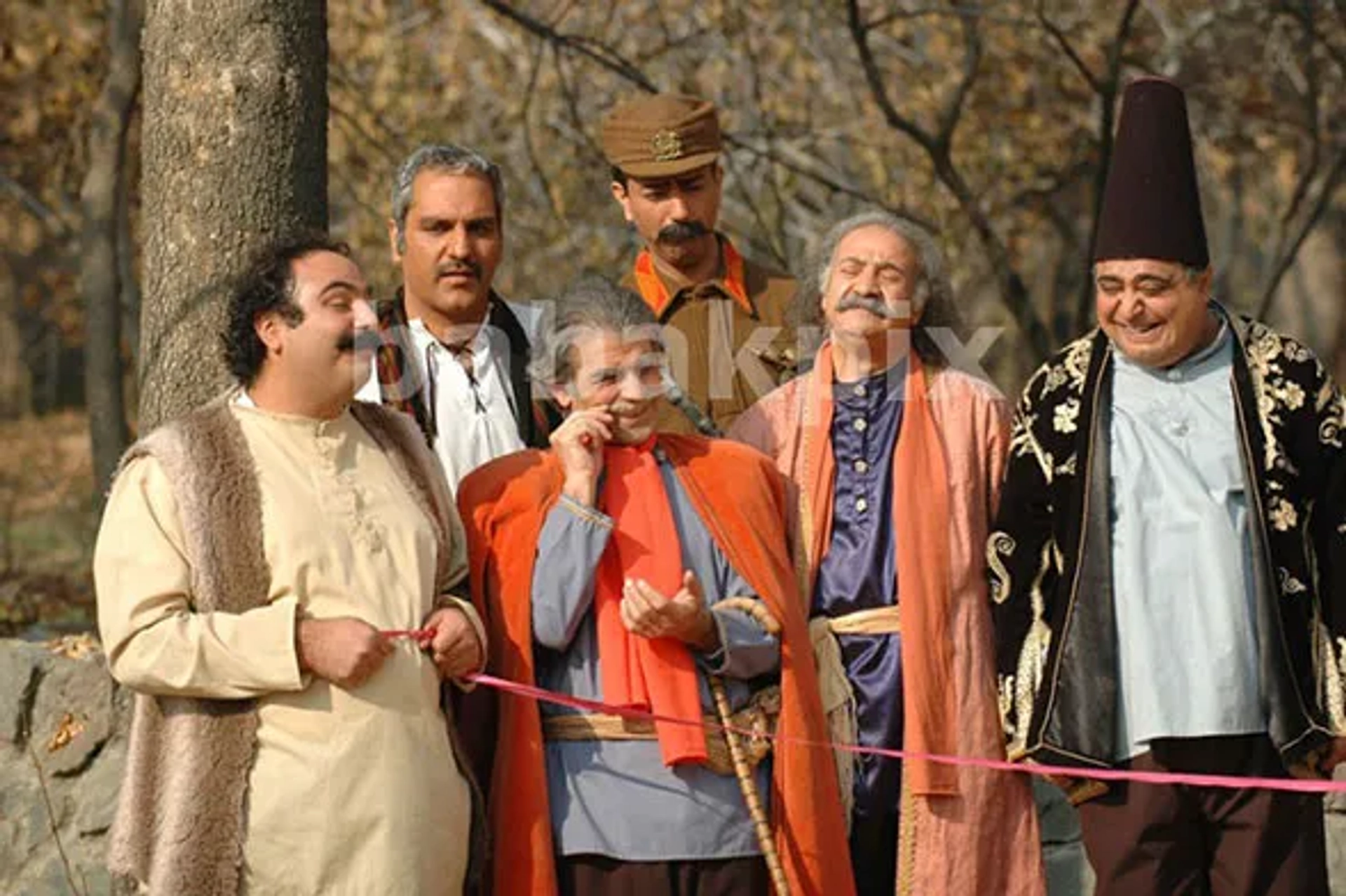 Saeed Pirdust, Mohammad Reza Hedayati, Mehran Modiri, Mohammad Shiri, Ali Kazemi, and Reza Shafi' Jam in Barareh Nights (2005)