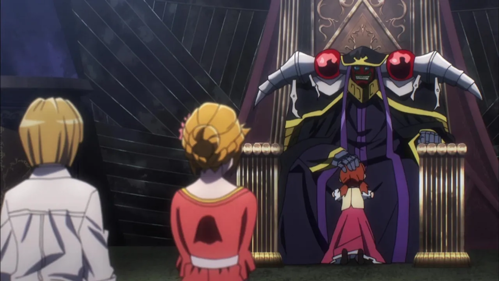 Satoshi Hino, Mao Ichimichi, Ayumu Murase, and Marika Kôno in Overlord (2015)