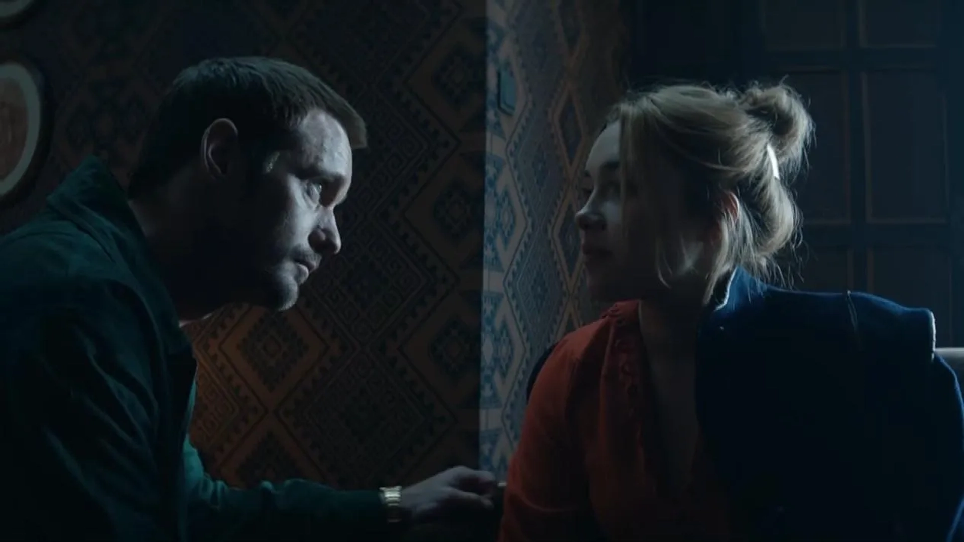 Alexander Skarsgård and Florence Pugh in The Little Drummer Girl (2018)