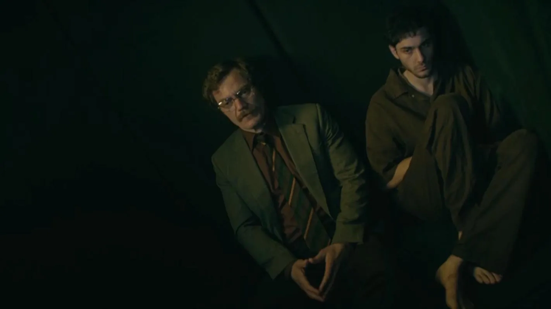 Michael Shannon and Amir Khoury in The Little Drummer Girl (2018)