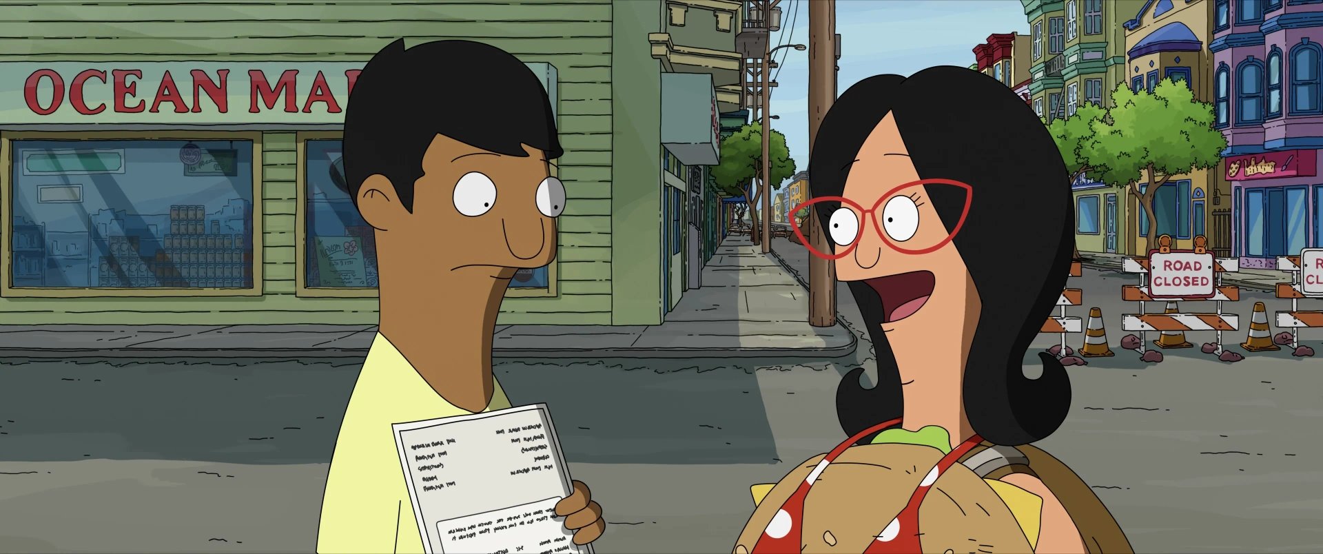 Parvesh Cheena and John Roberts in The Bob's Burgers Movie (2022)