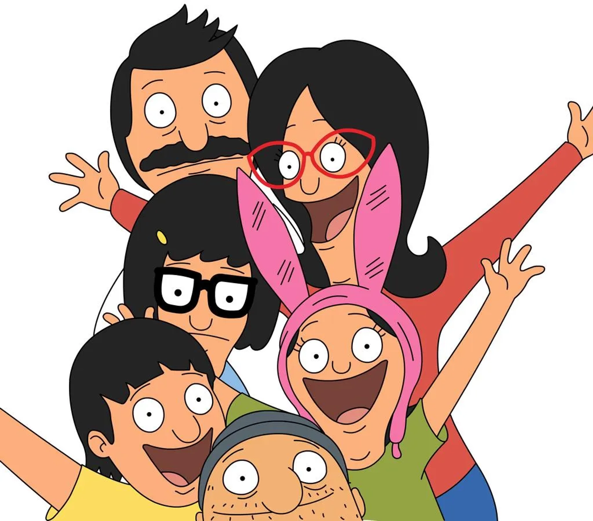 H. Jon Benjamin, Kristen Schaal, Eugene Mirman, Larry Murphy, Dan Mintz, and John Roberts in The Bob's Burgers Movie (2022)