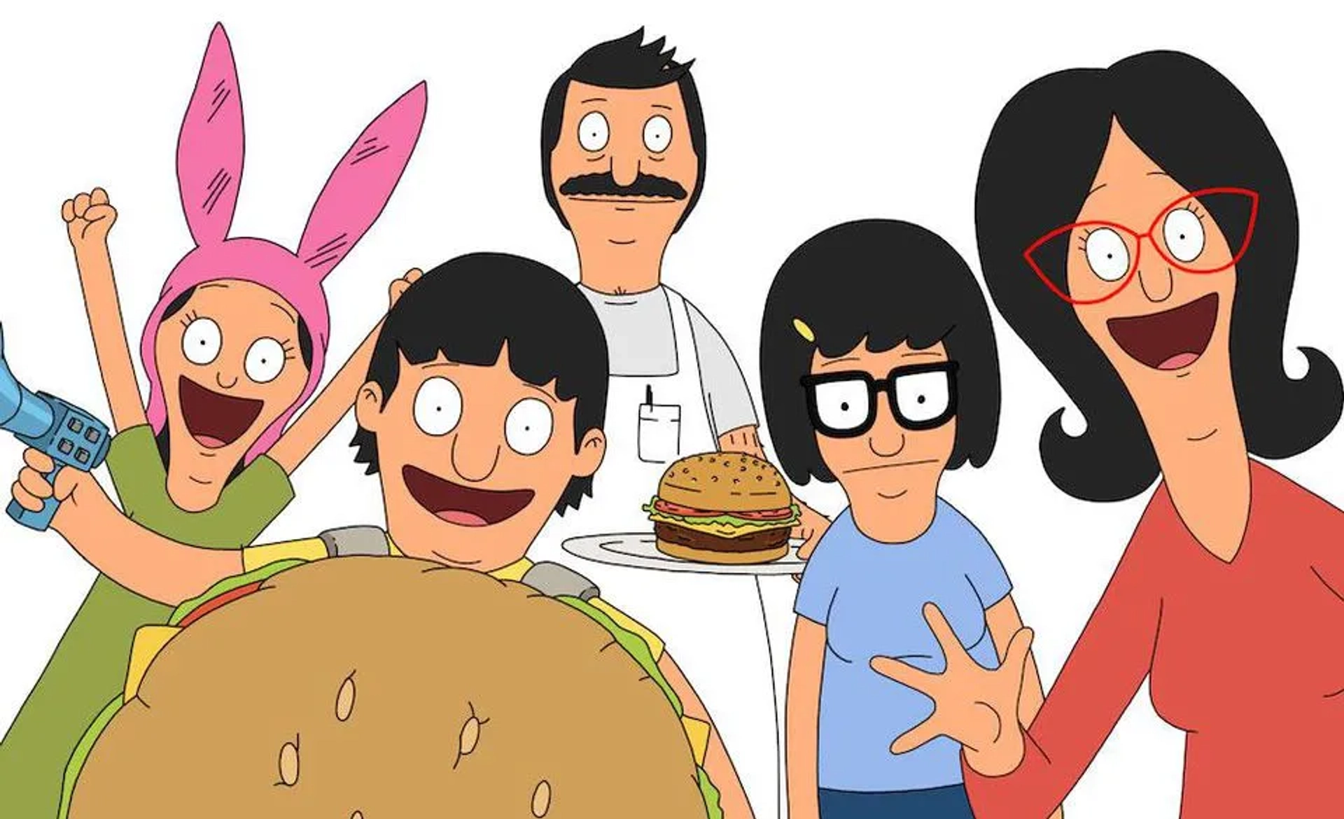 H. Jon Benjamin, Kristen Schaal, Eugene Mirman, Dan Mintz, and John Roberts in The Bob's Burgers Movie (2022)