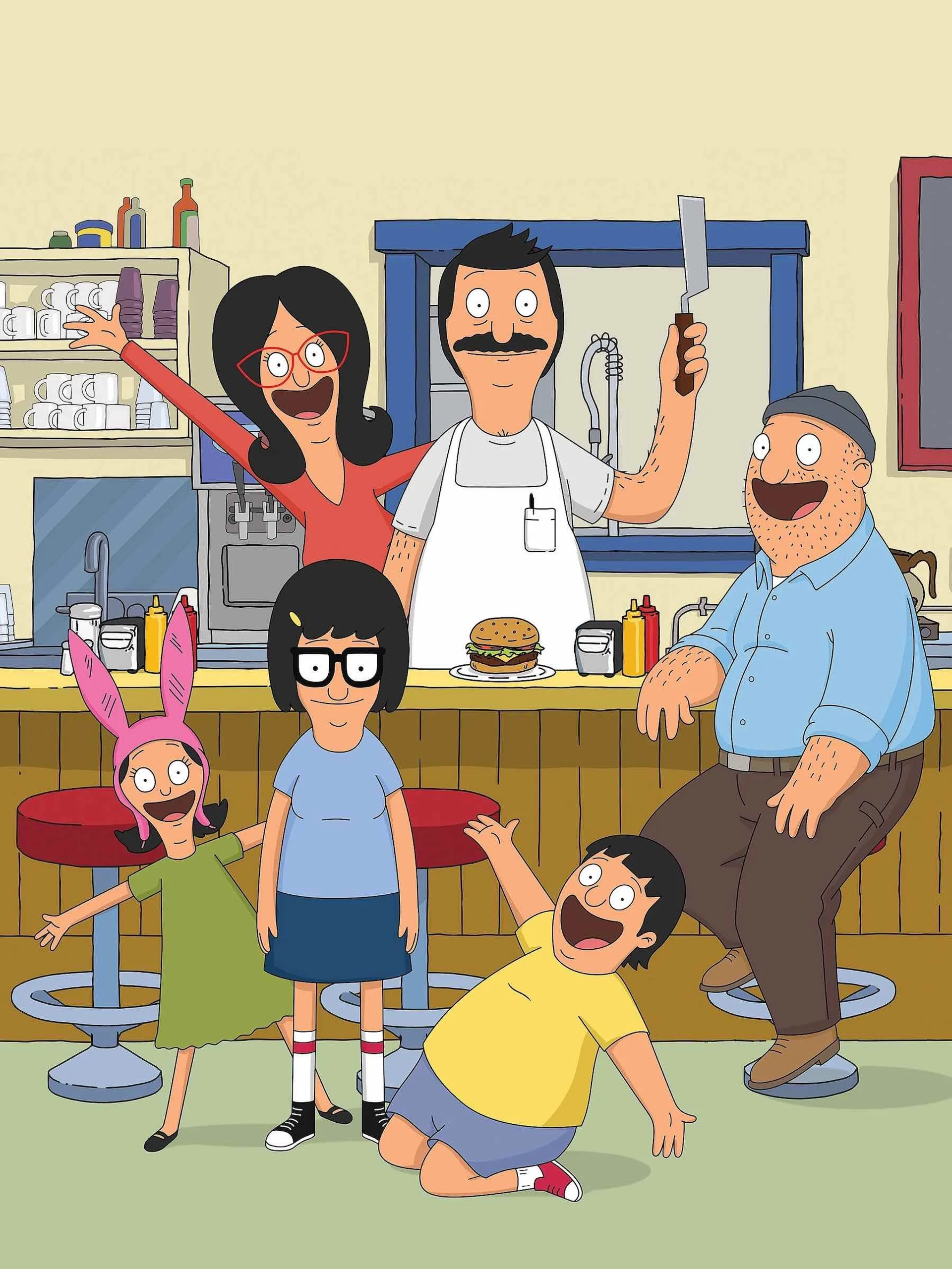 H. Jon Benjamin, Kristen Schaal, Eugene Mirman, Larry Murphy, Dan Mintz, and John Roberts in The Bob's Burgers Movie (2022)