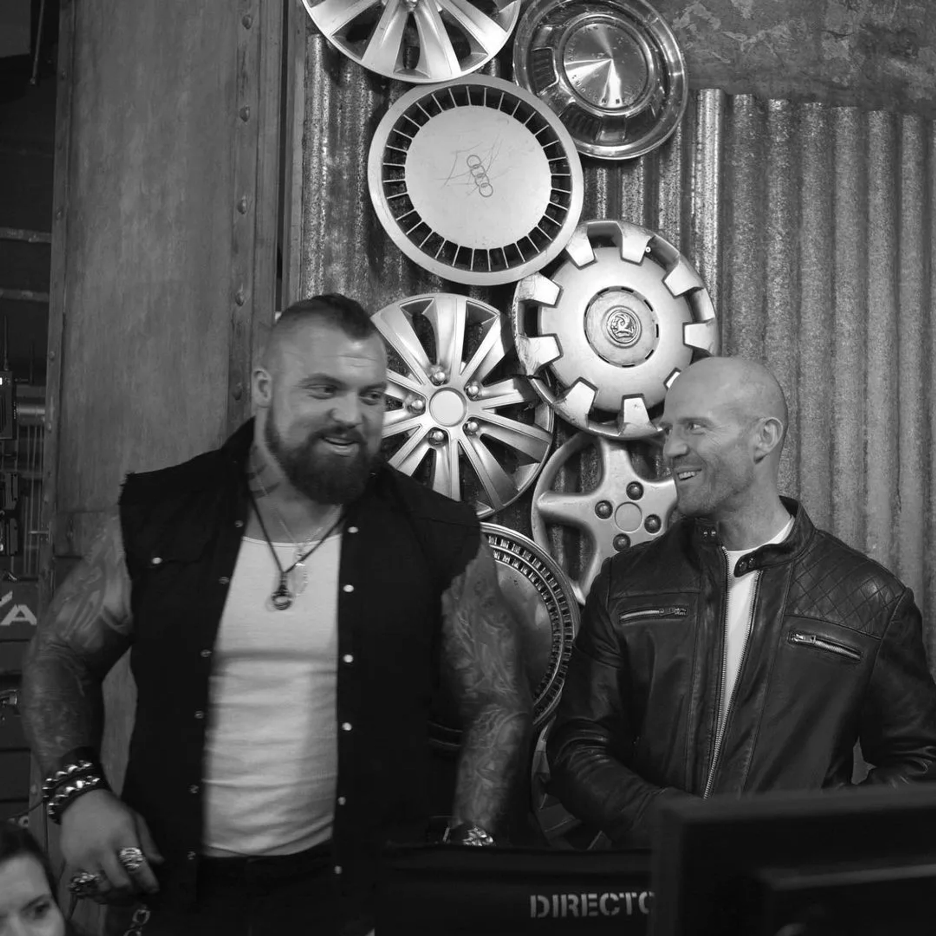 Jason Statham and Eddie Hall in Expend4bles (2023)