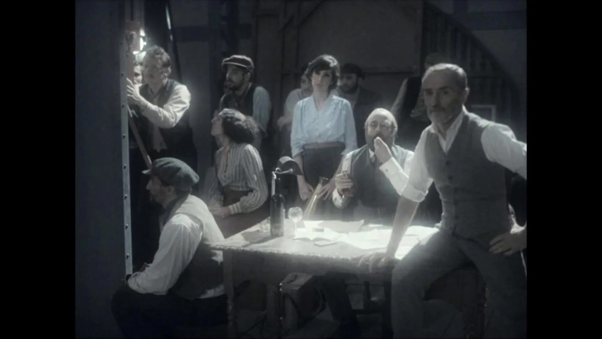 Vincent Macaigne, Angelin Preljocaj, Nora Hamzawi, and Antoine Reinartz in Irma Vep (2022)