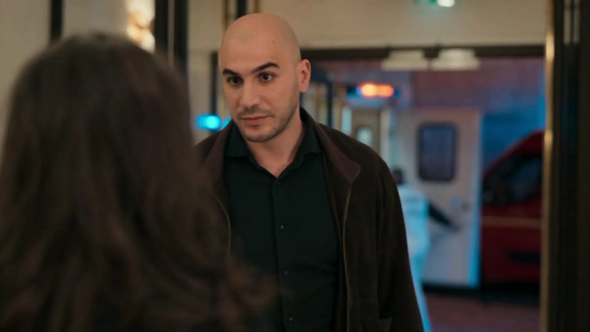 Nora Hamzawi and Mehdi Djaadi in Irma Vep (2022)