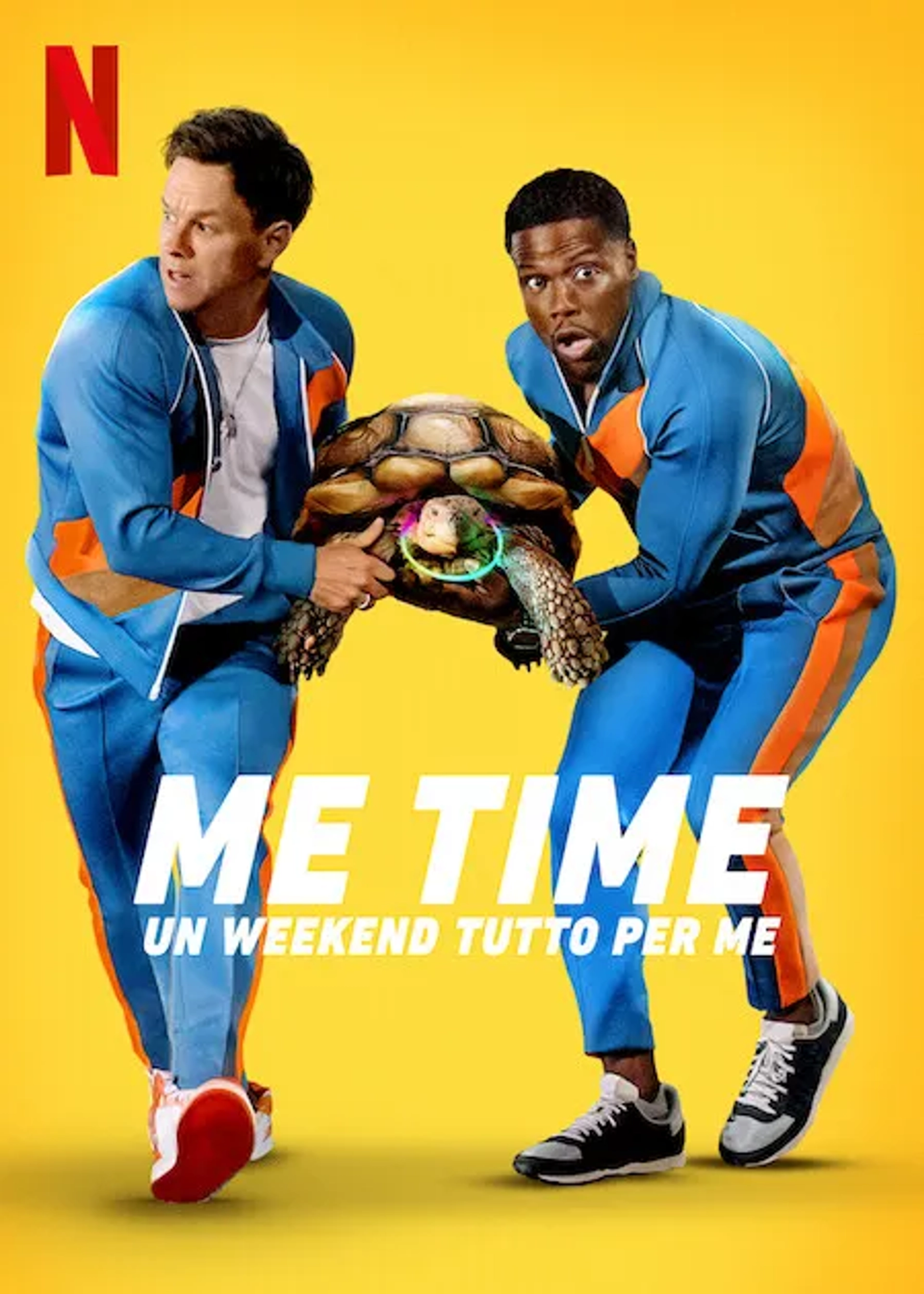 Mark Wahlberg and Kevin Hart in Me Time (2022)