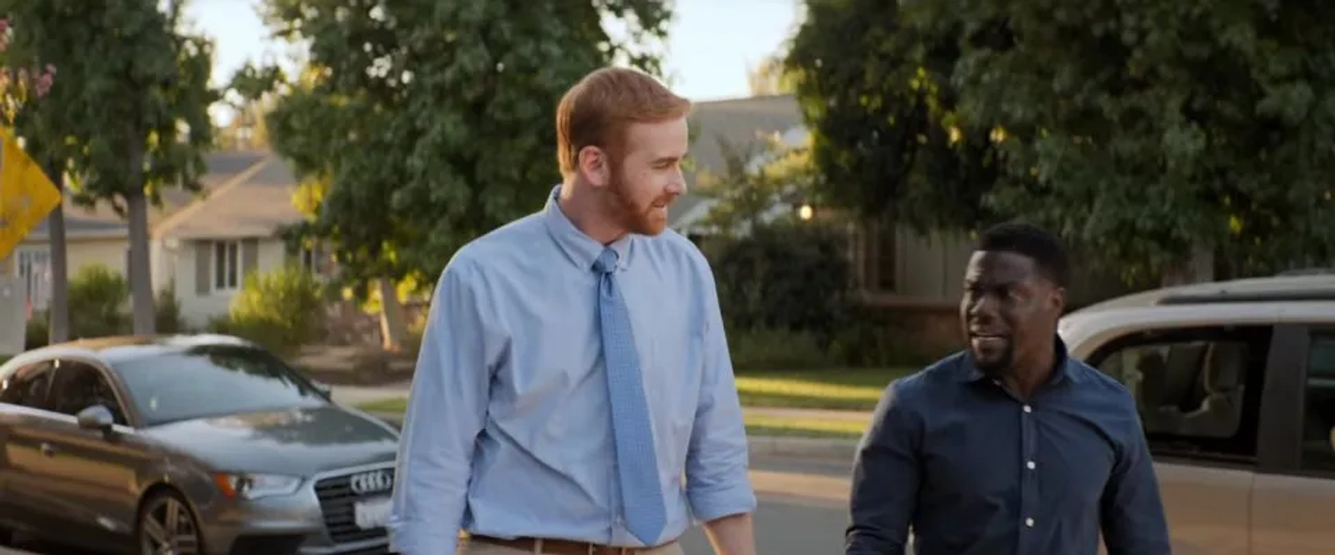 Kevin Hart and Andrew Santino in Me Time (2022)