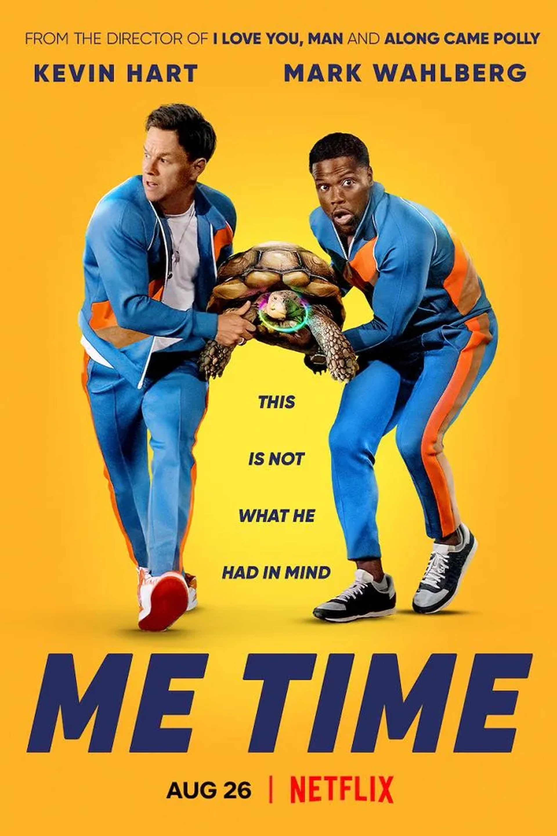 Mark Wahlberg and Kevin Hart in Me Time (2022)