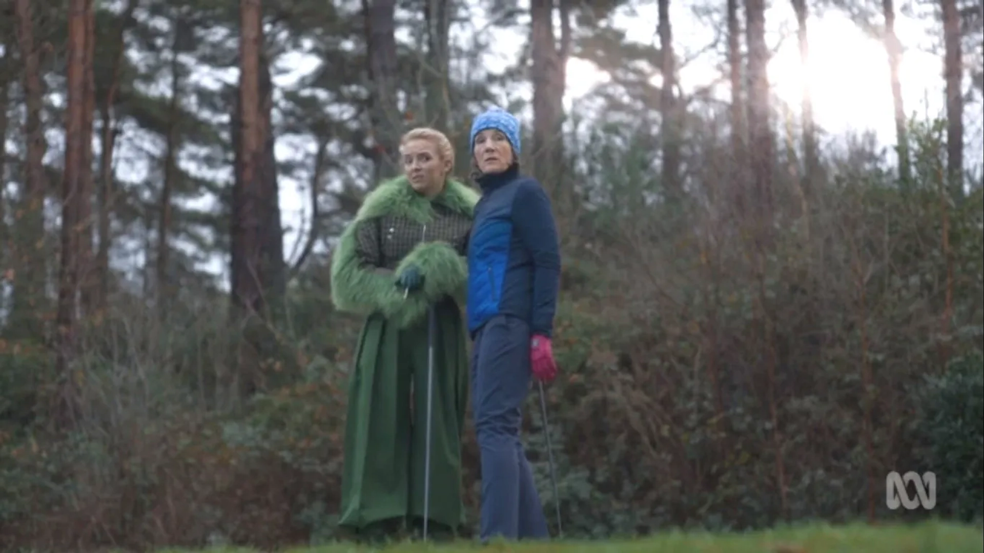 Harriet Walter and Jodie Comer in Killing Eve: Beautiful Monster (2020)