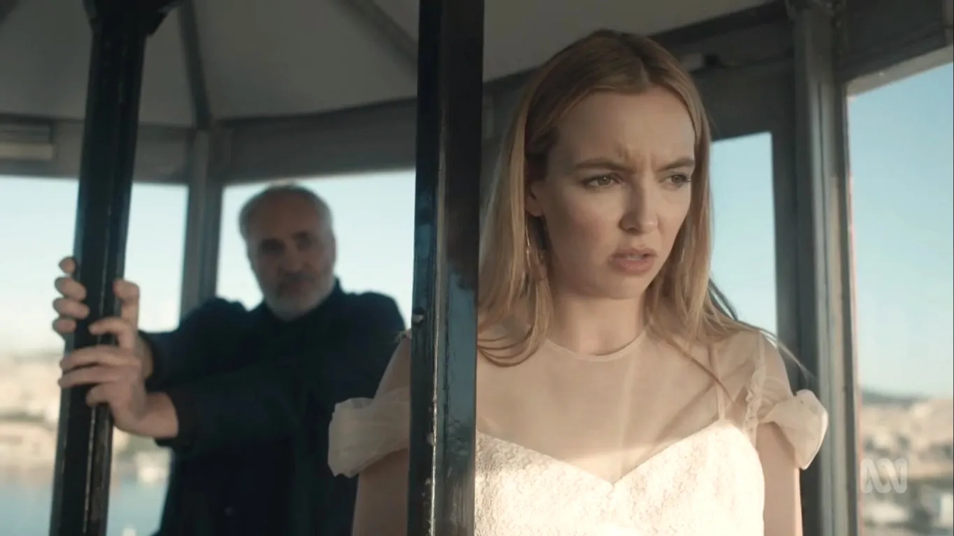 Kim Bodnia and Jodie Comer in Killing Eve: Still Got It (2020)