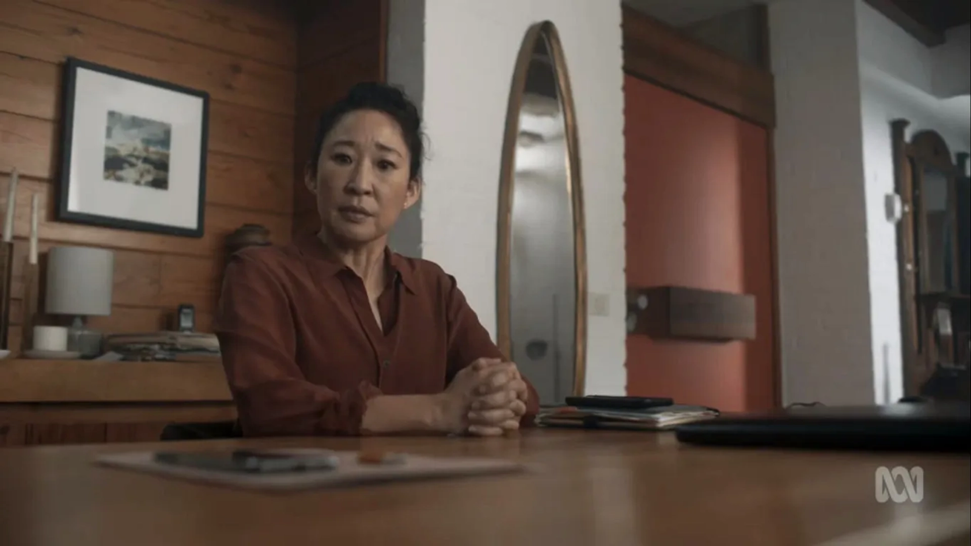 Sandra Oh in Killing Eve: Meetings Have Biscuits (2020)