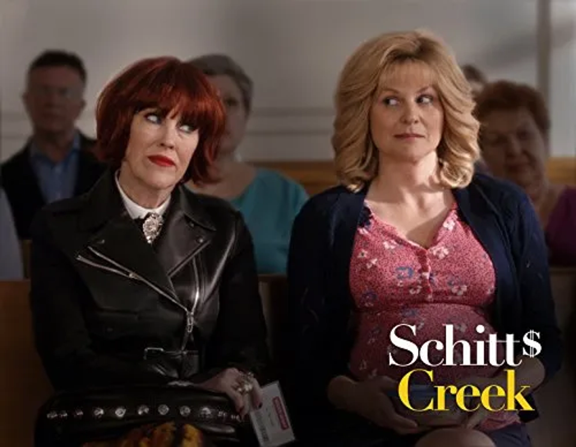 Catherine O'Hara and Jennifer Robertson in Schitt's Creek (2015)