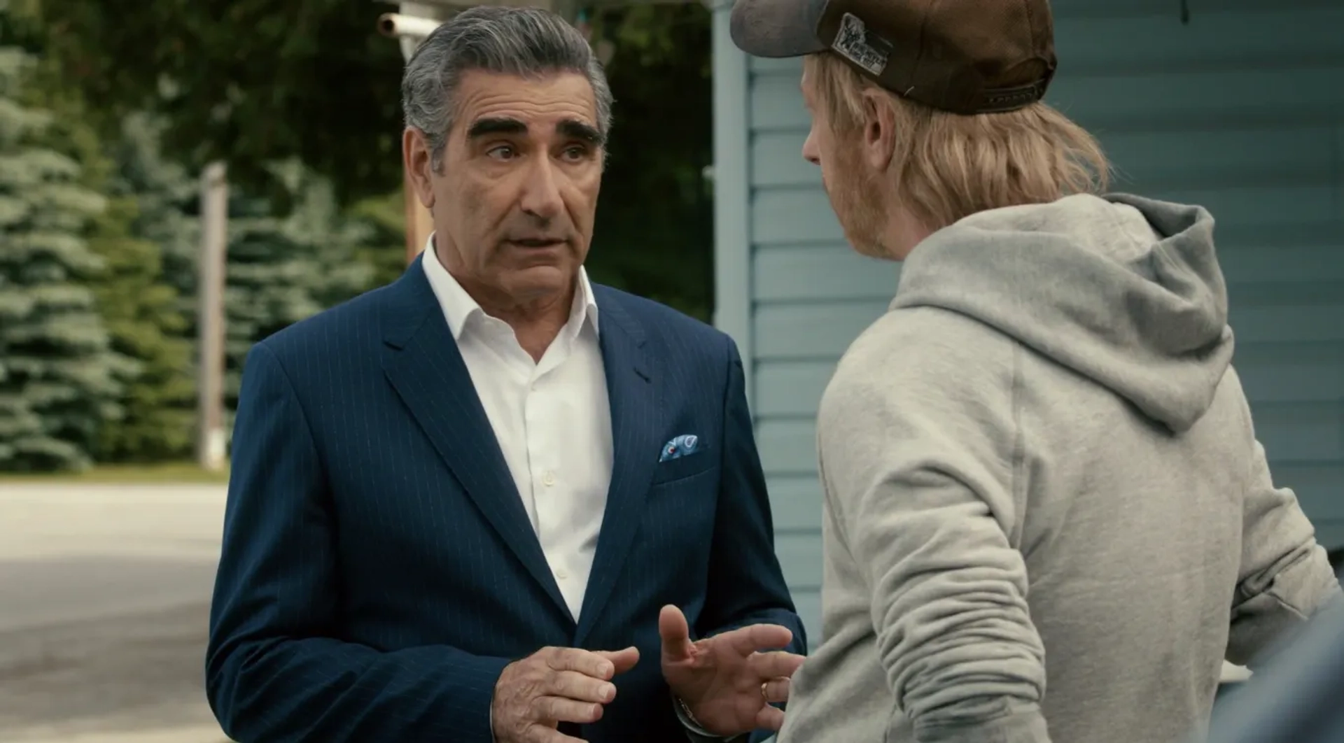 Chris Elliott and Eugene Levy in Schitt's Creek (2015)