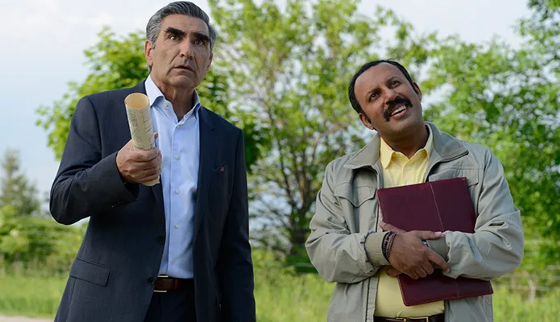 Eugene Levy and Rizwan Manji in Schitt's Creek (2015)