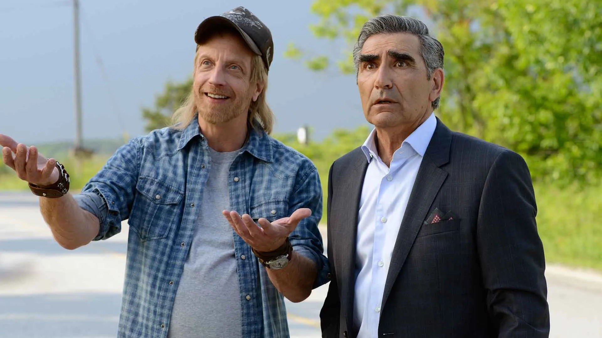 Chris Elliott and Eugene Levy in Schitt's Creek (2015)