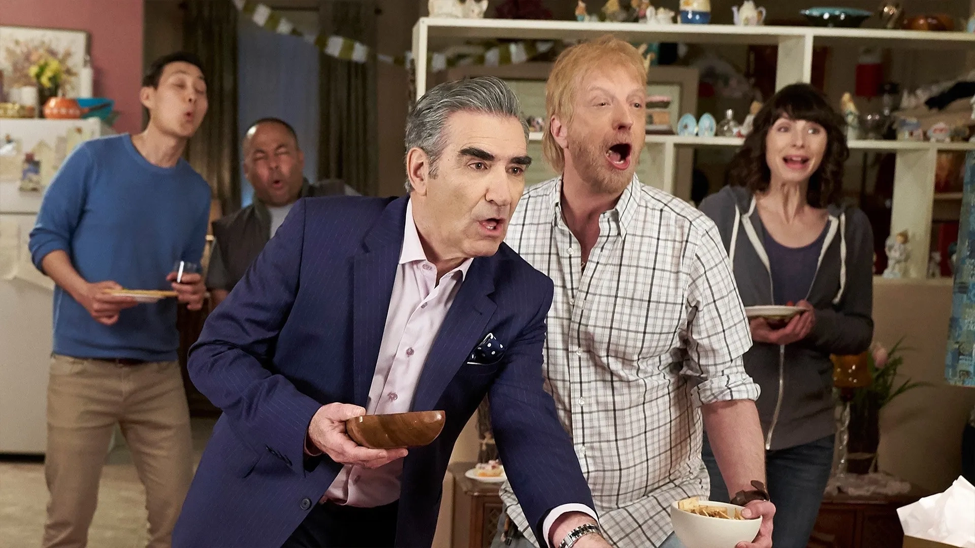 Chris Elliott and Eugene Levy in Schitt's Creek (2015)