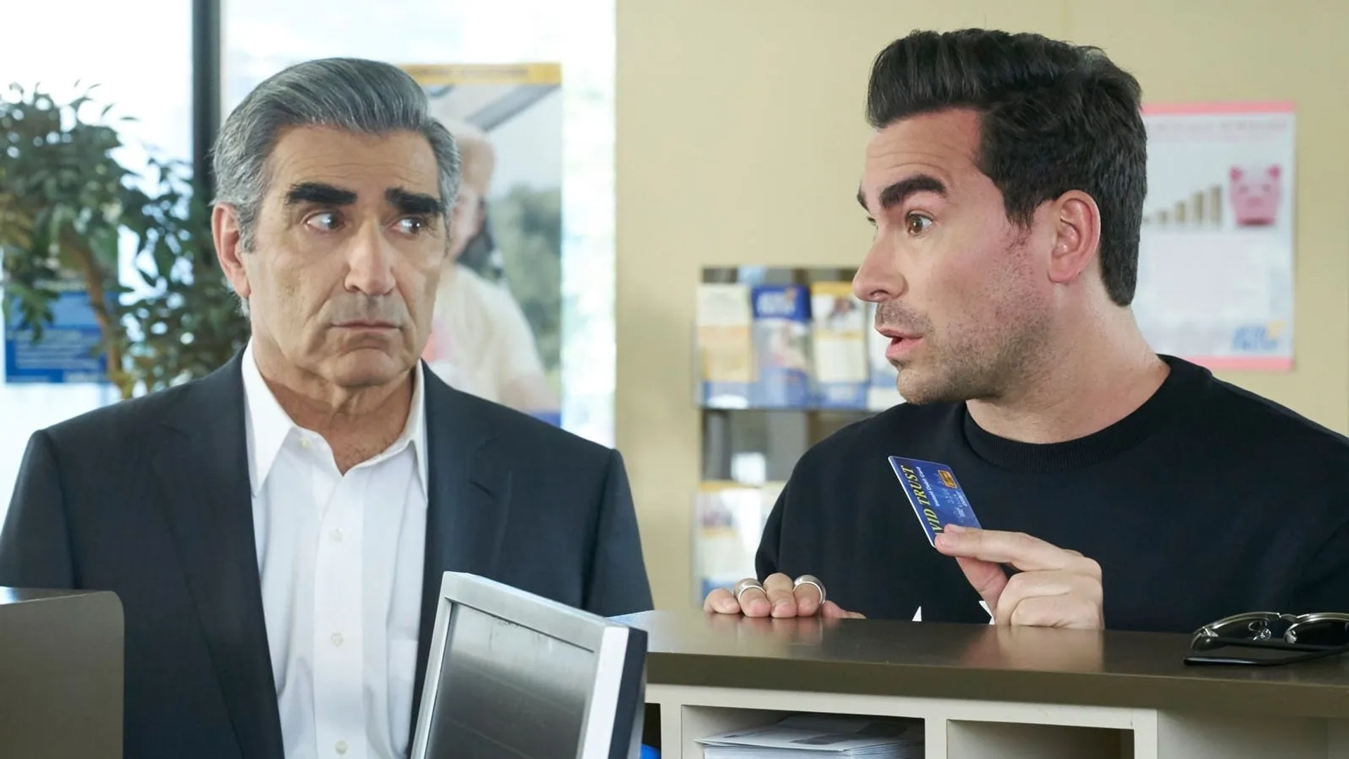 Eugene Levy and Dan Levy in Schitt's Creek (2015)