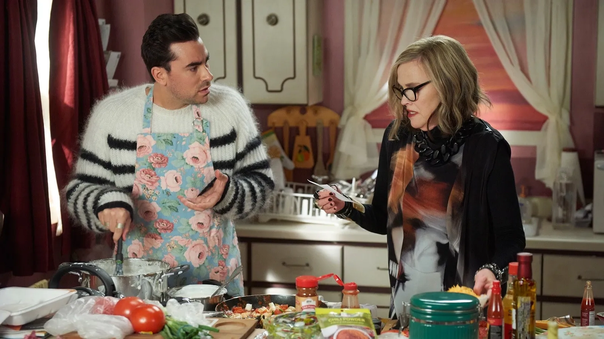 Catherine O'Hara and Dan Levy in Schitt's Creek (2015)