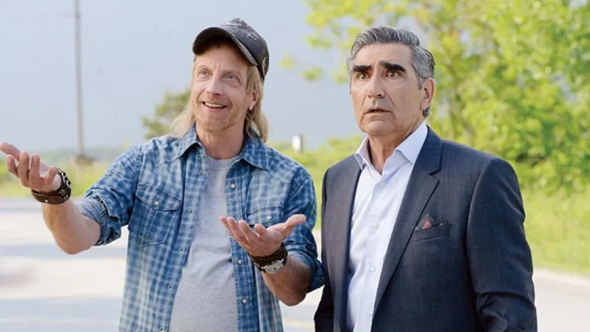 Chris Elliott and Eugene Levy in Schitt's Creek (2015)