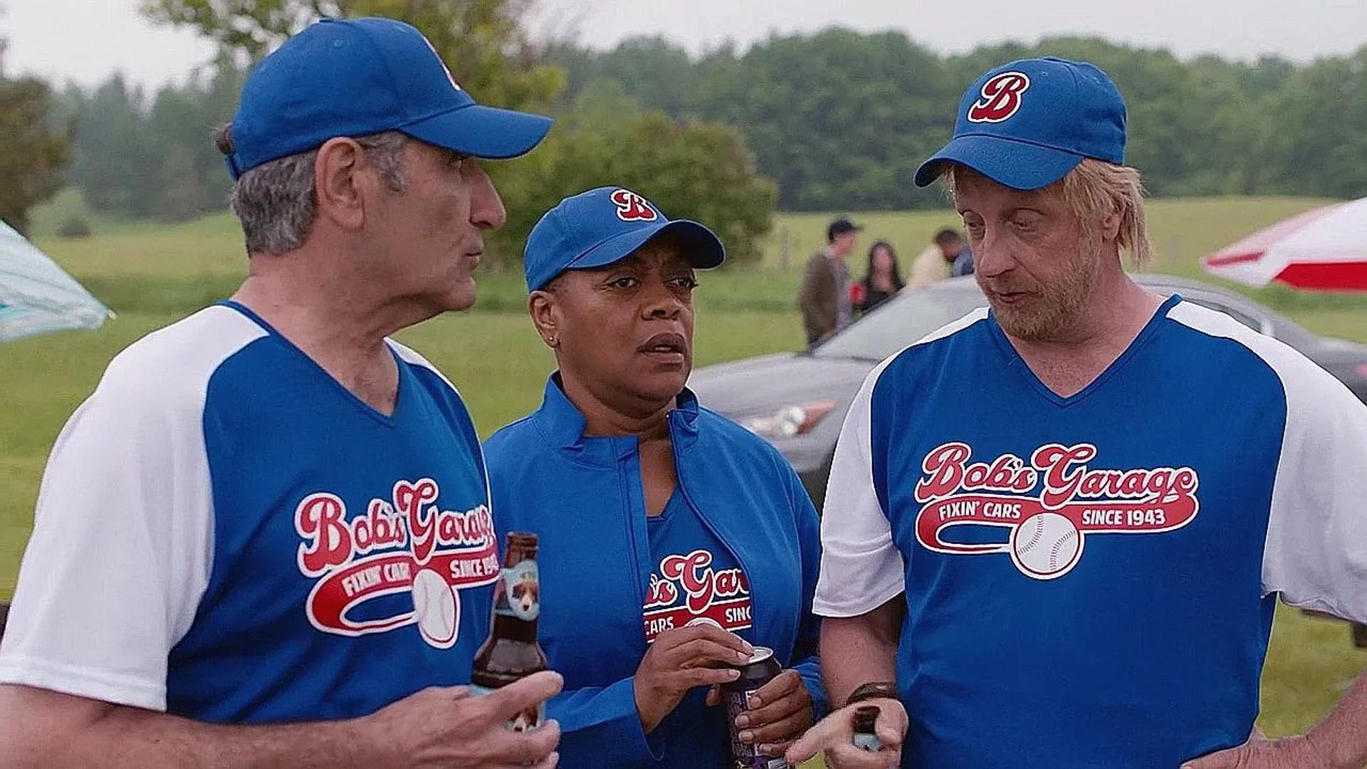 Chris Elliott, Eugene Levy, and Karen Robinson in Schitt's Creek (2015)