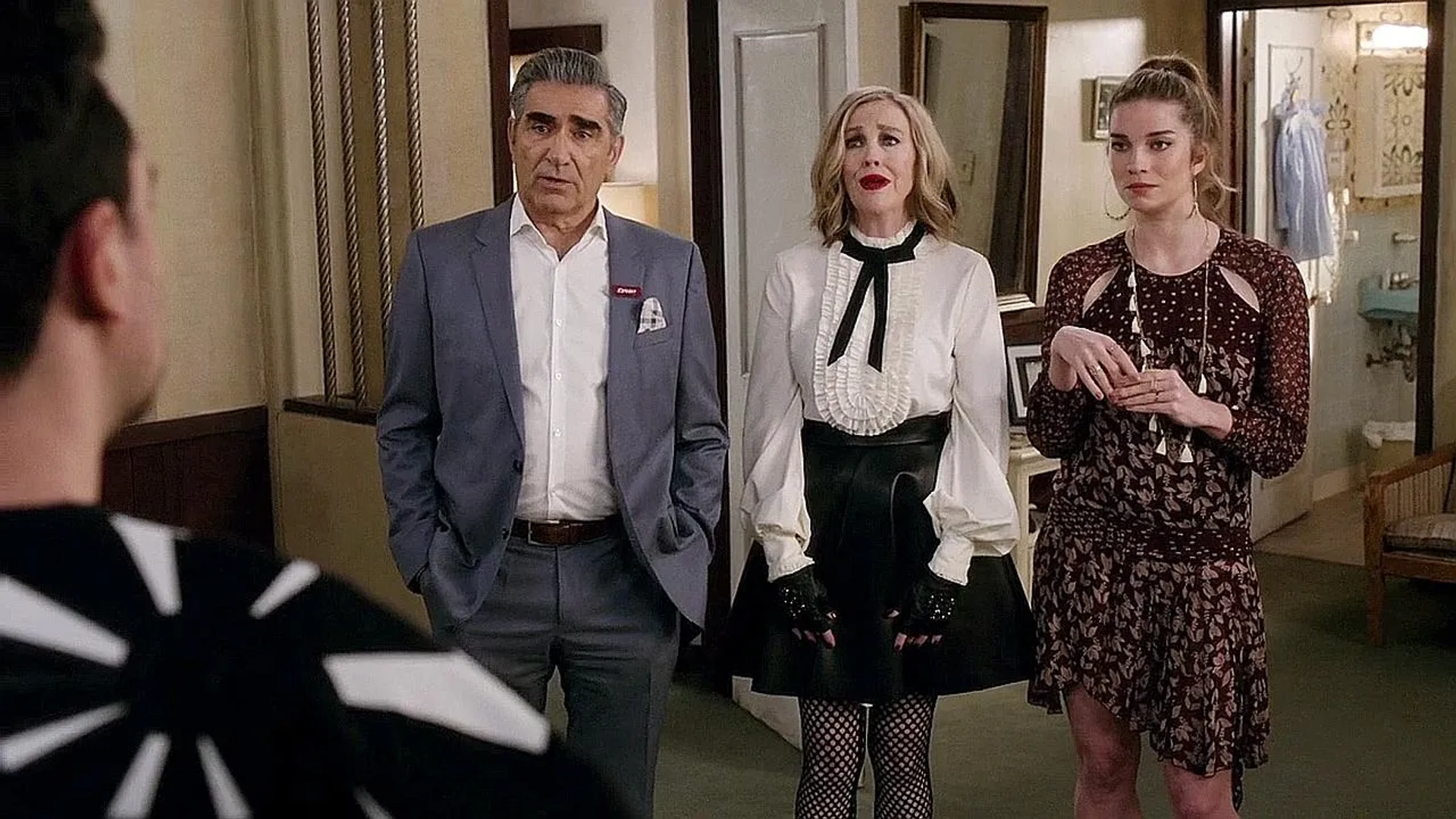 Catherine O'Hara, Eugene Levy, and Annie Murphy in Schitt's Creek (2015)