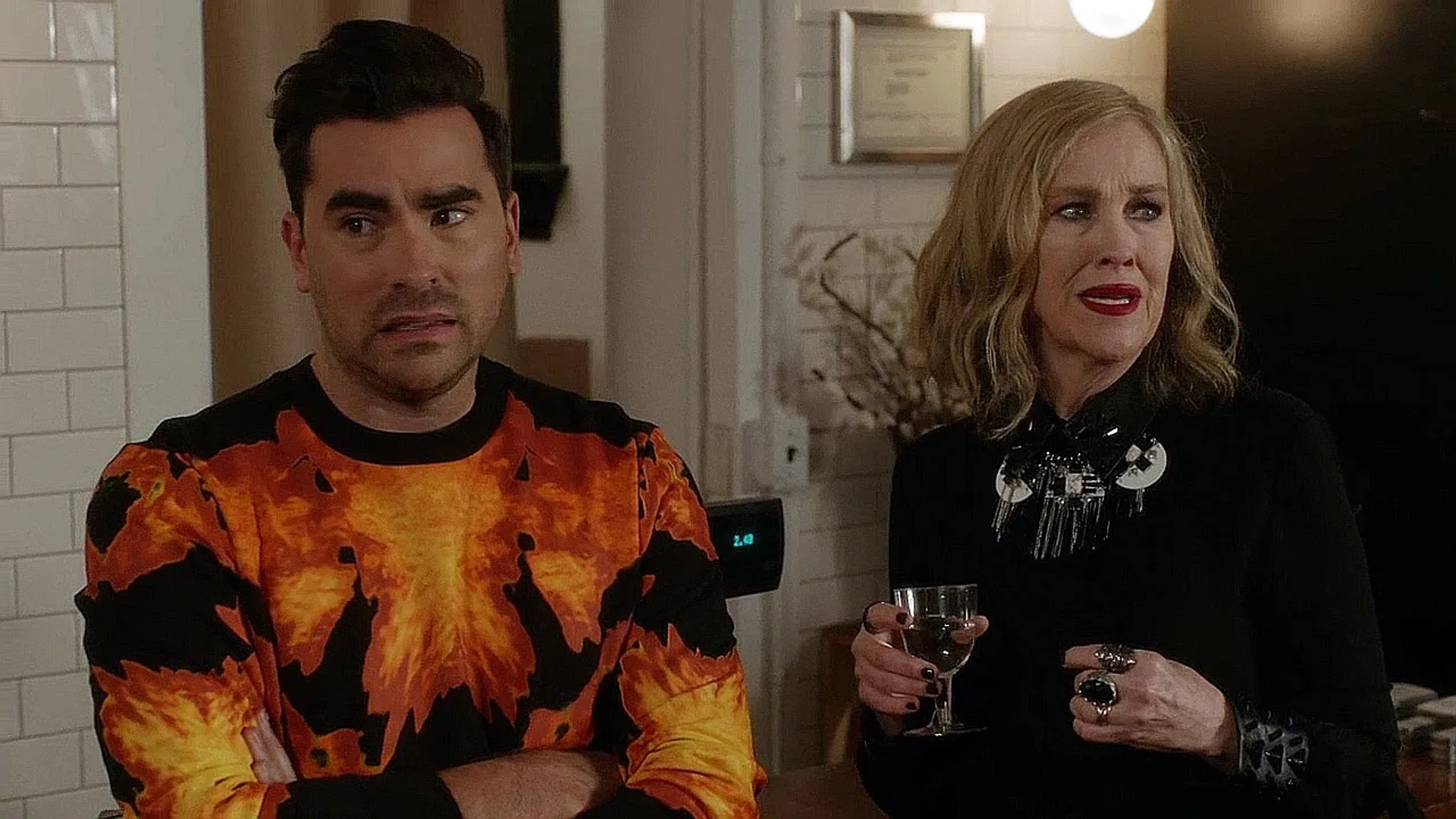 Catherine O'Hara and Dan Levy in Schitt's Creek (2015)