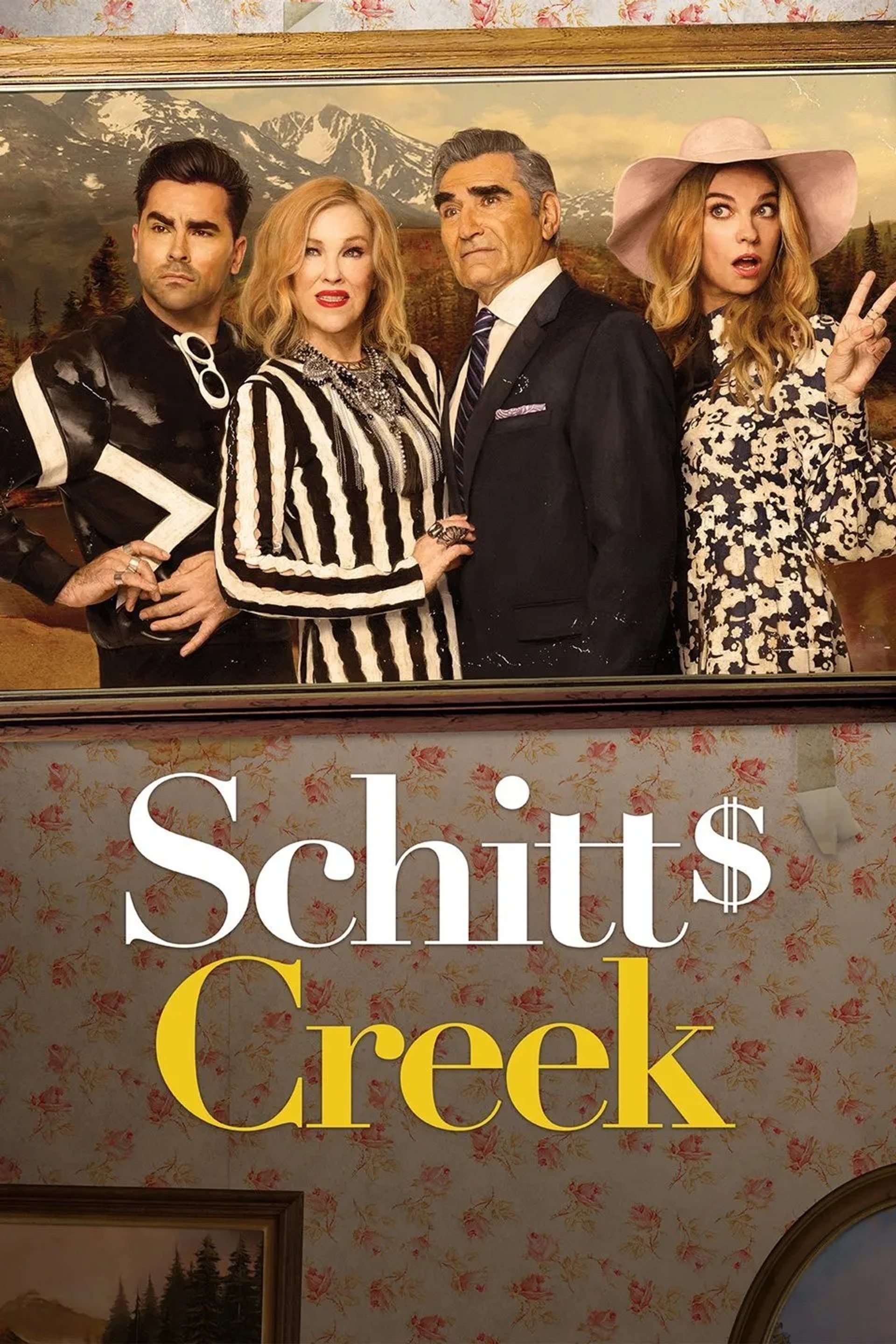 Catherine O'Hara, Eugene Levy, Annie Murphy, and Dan Levy in Schitt's Creek (2015)