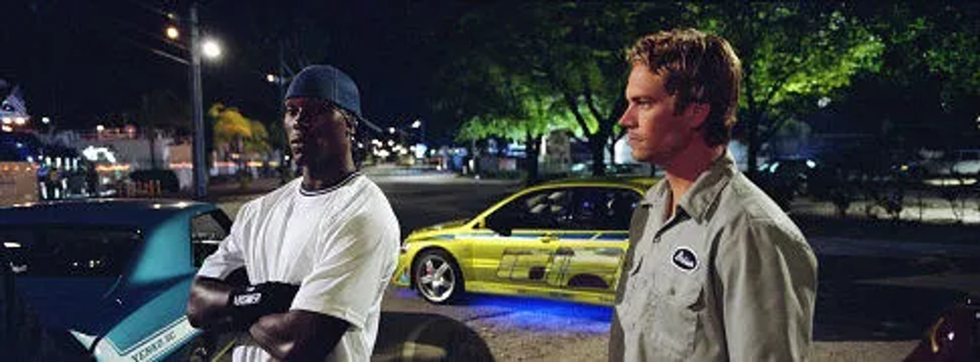 Tyrese Gibson and Paul Walker in 2 Fast 2 Furious (2003)