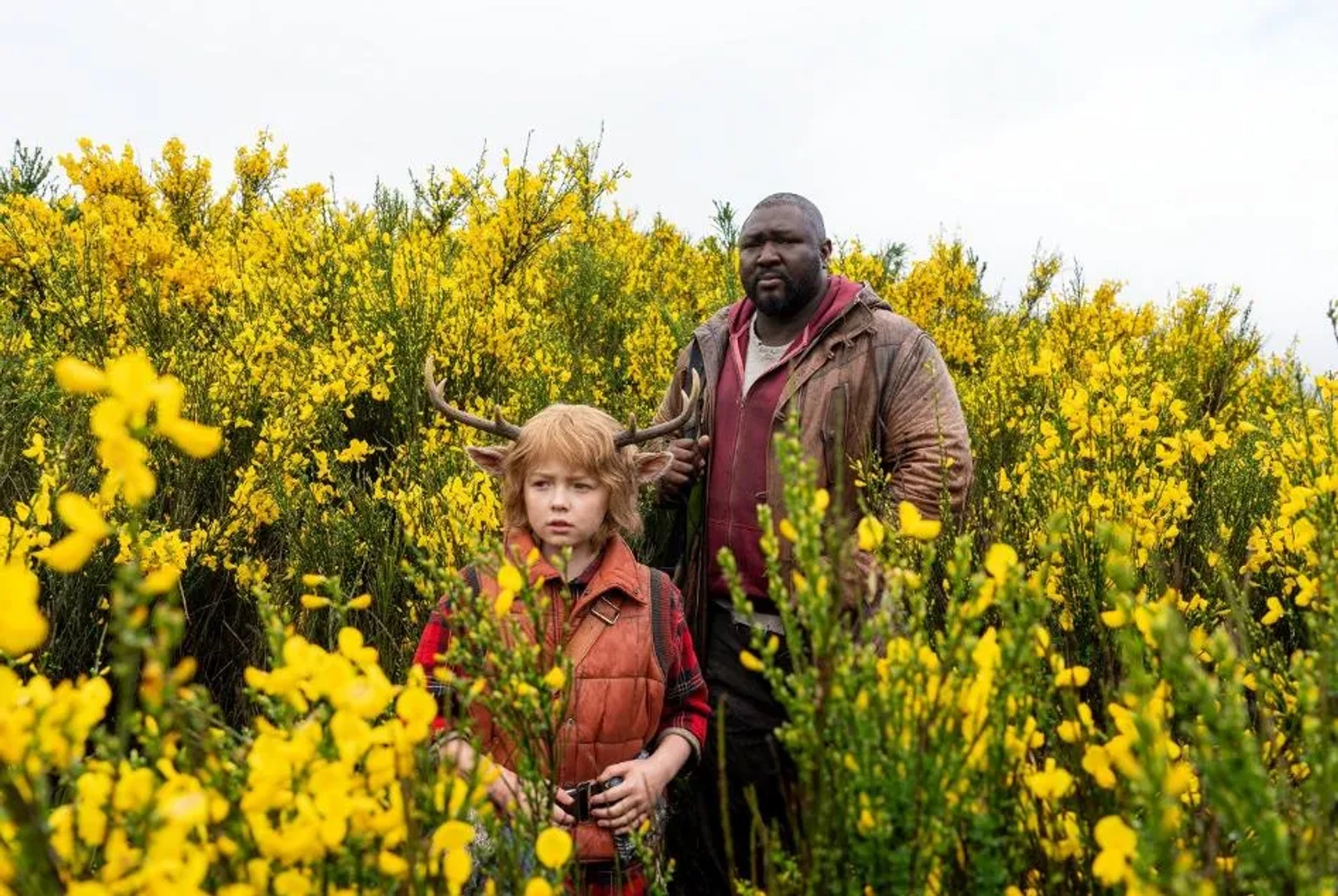 Nonso Anozie and Christian Convery in Sweet Tooth (2021)