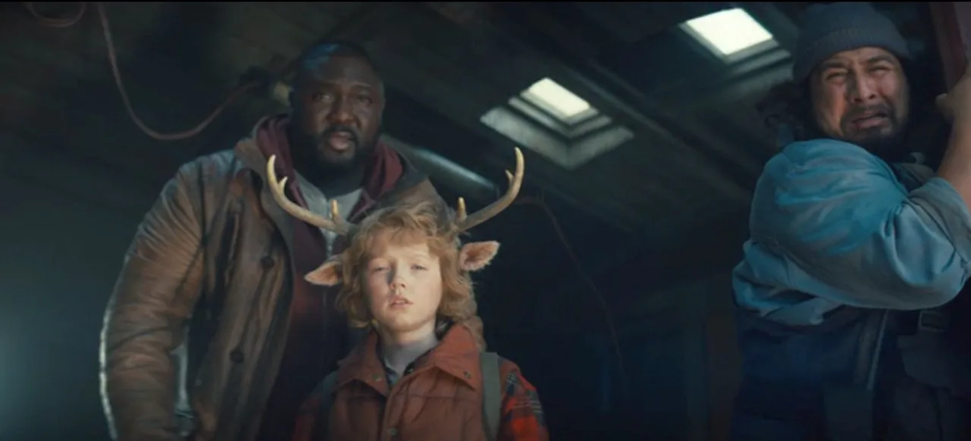 Nonso Anozie and Christian Convery in Sweet Tooth (2021)