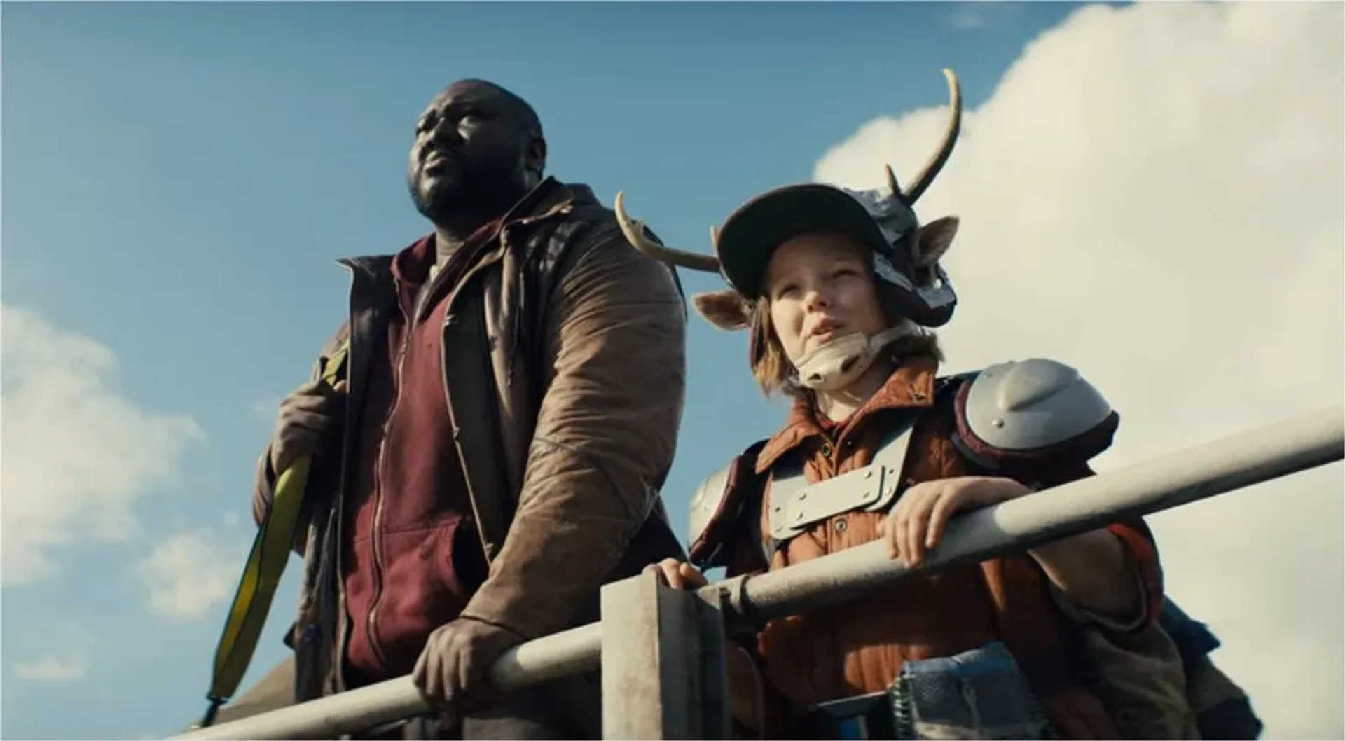 Nonso Anozie and Christian Convery in Sweet Tooth (2021)