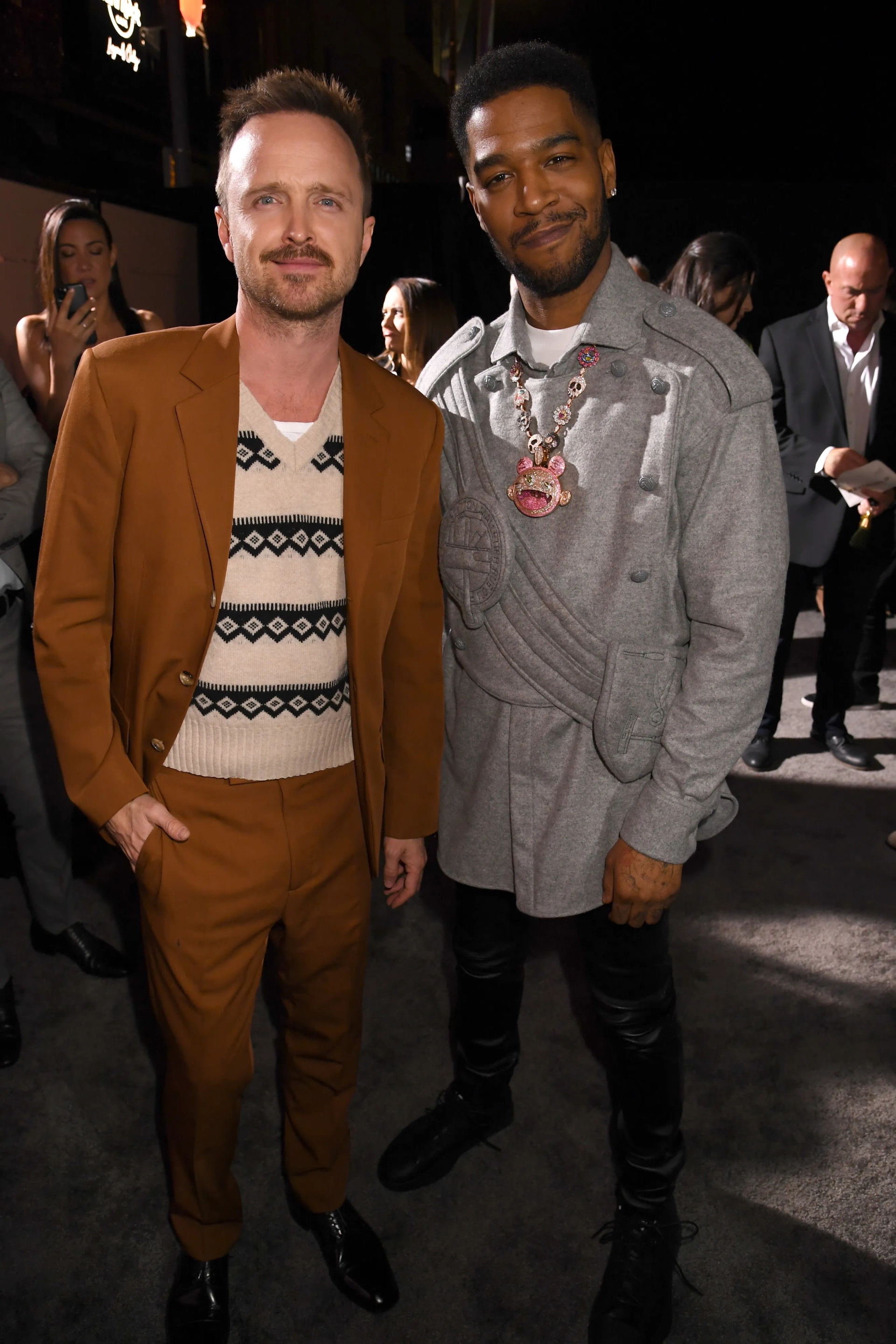 Aaron Paul, Kid Cudi, and Jeff Kravitz at an event for Westworld (2016)