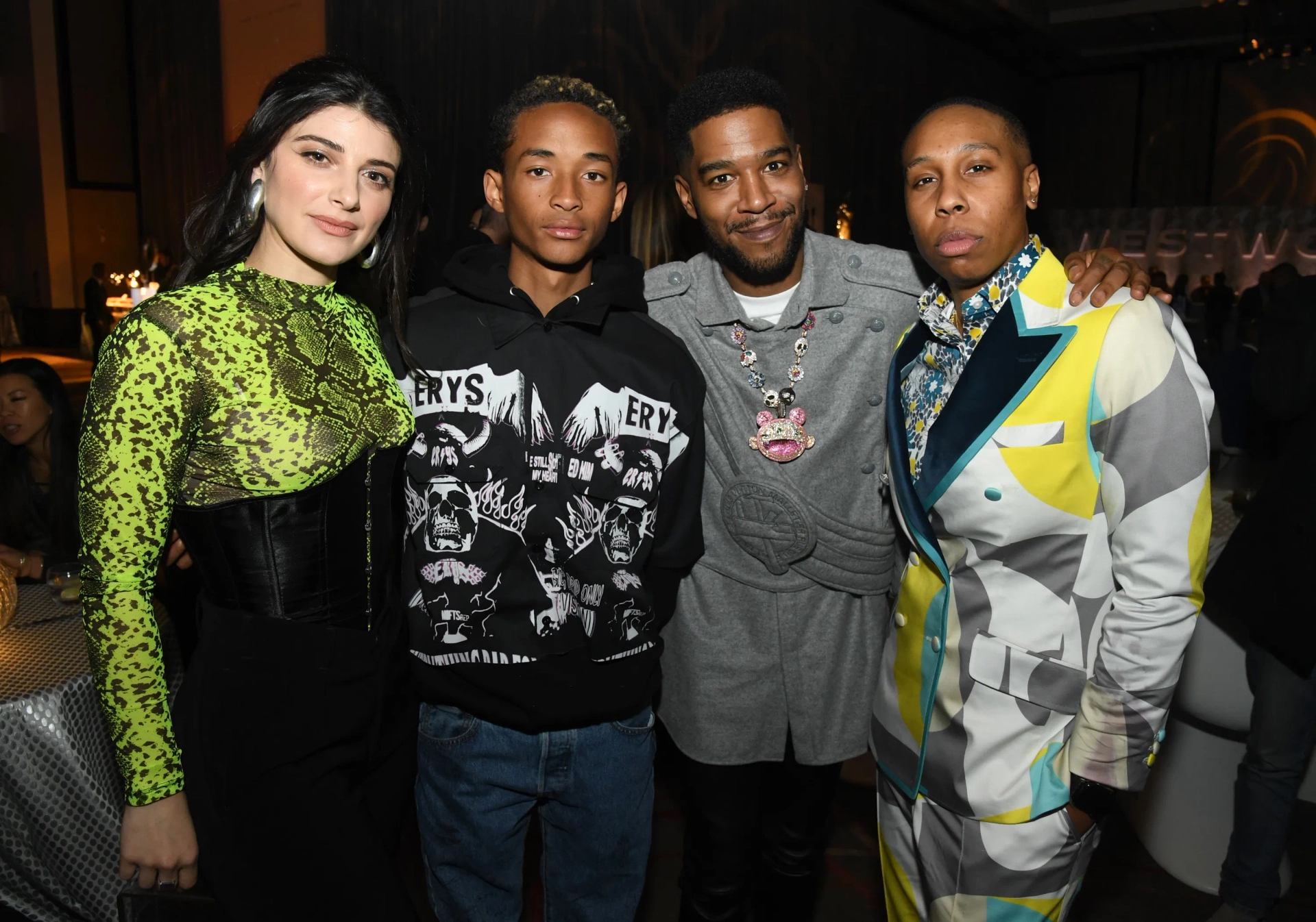 Jaden Smith, Lena Waithe, and Kid Cudi at an event for Westworld (2016)