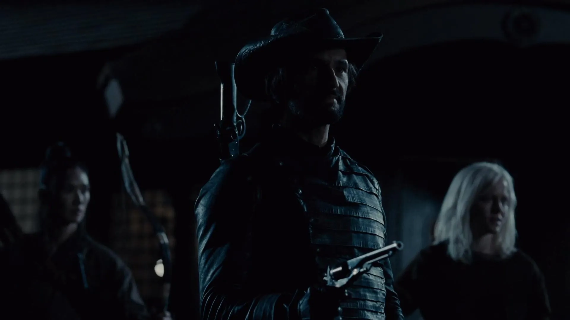 Rodrigo Santoro, Ingrid Bolsø Berdal, and Tao Okamoto in Westworld (2016)