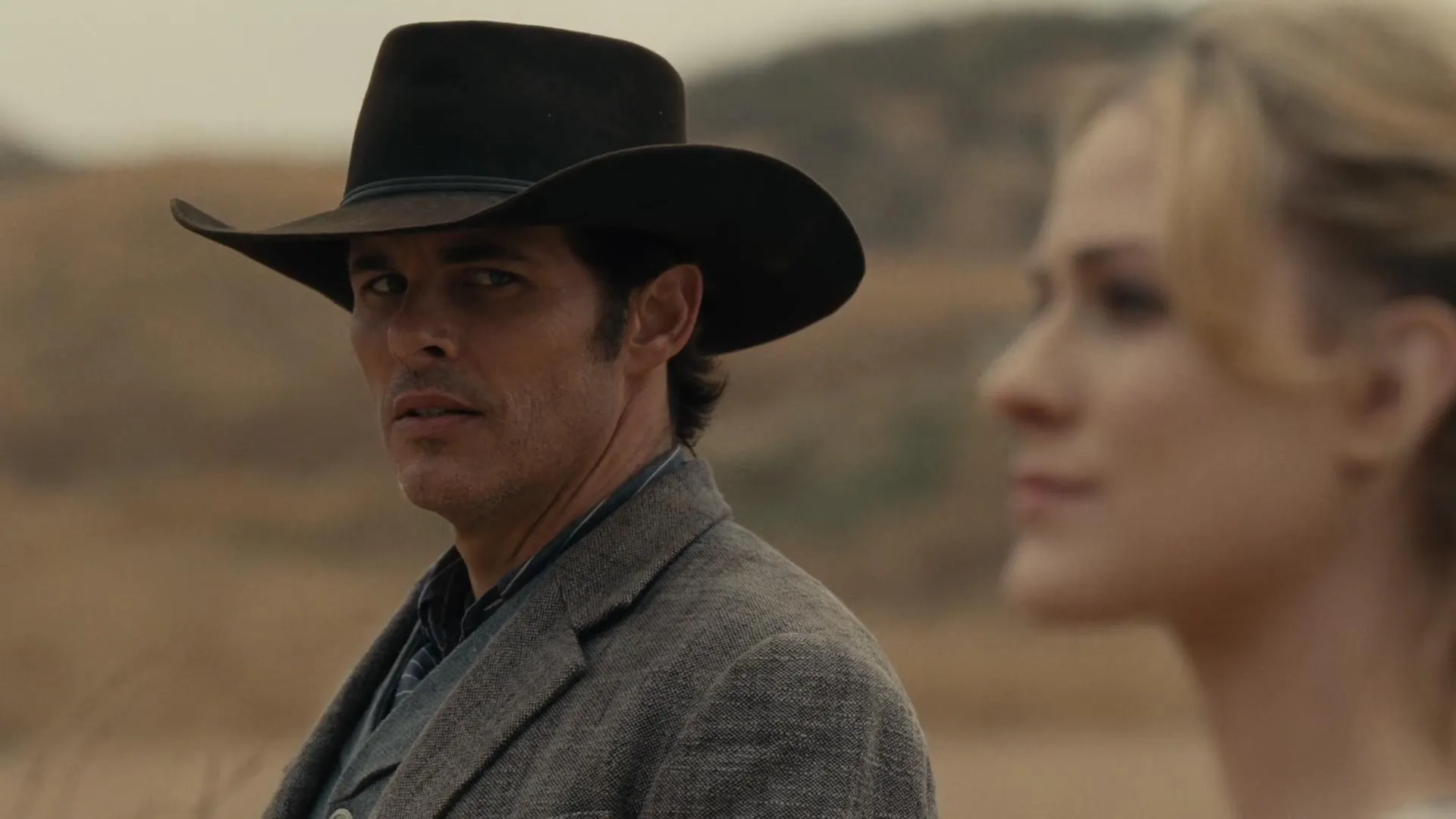 James Marsden and Evan Rachel Wood in Westworld (2016)